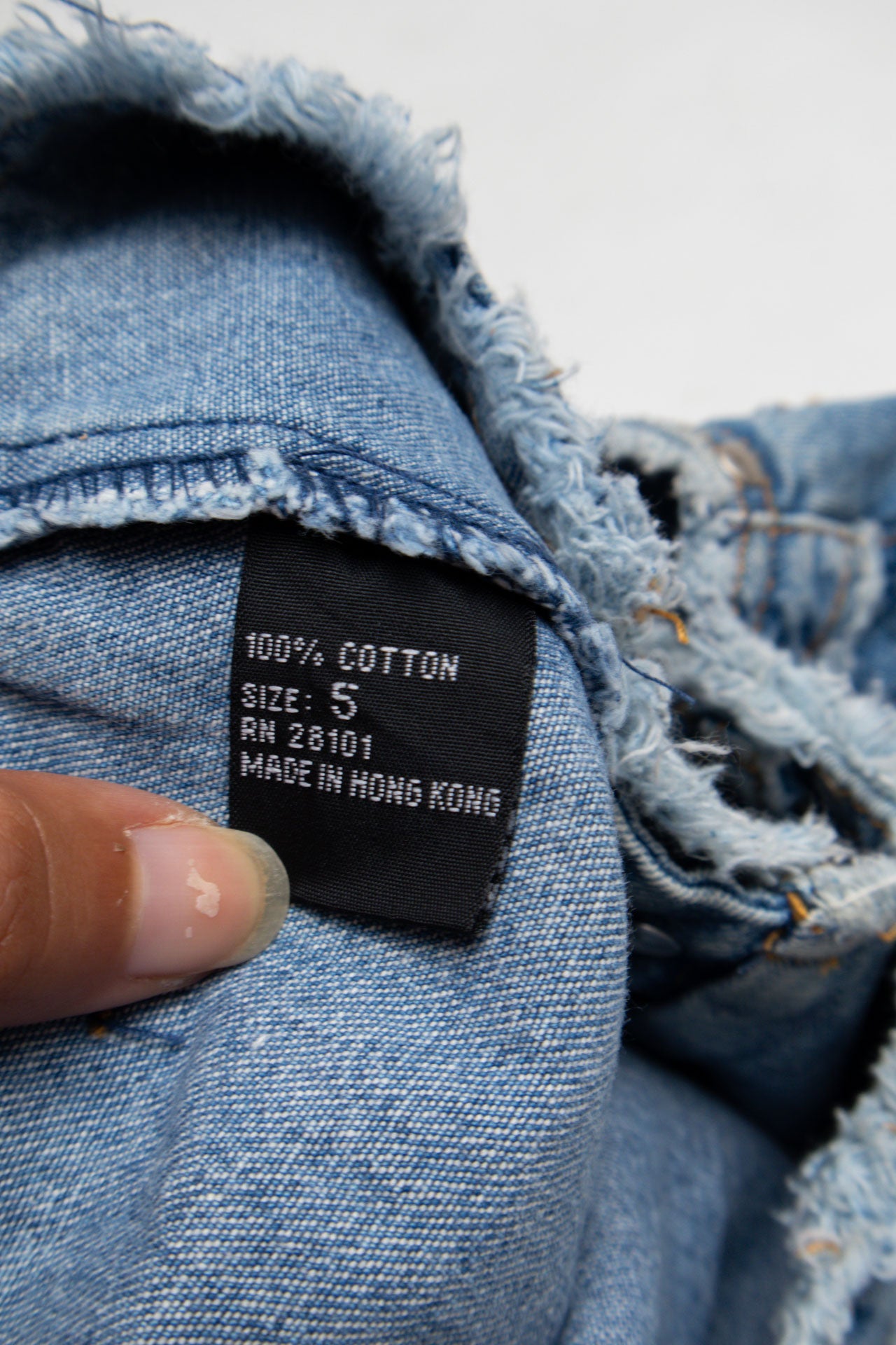 #117 Y2K R4R studded denim mini | C 150 | Size 8