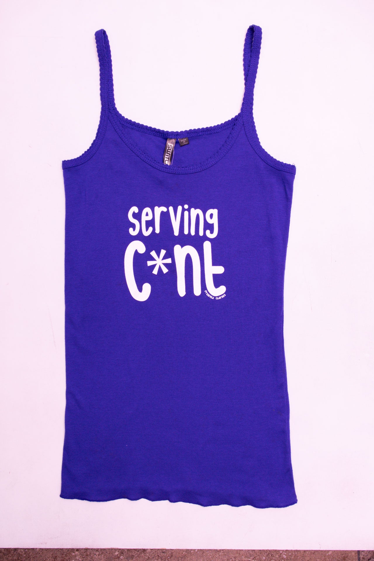 #44 Serving C*nt Purple Tank | Size 10/12