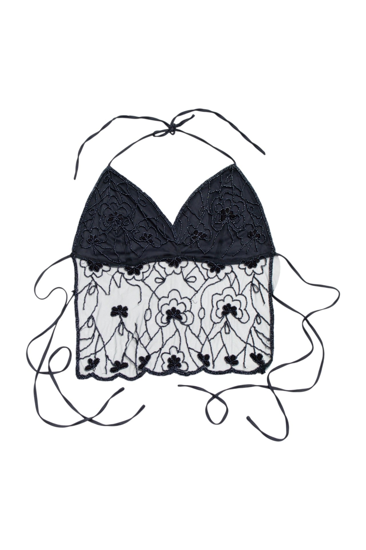 #95 beaded festival beaded strap top | c. 164 | size 10/12