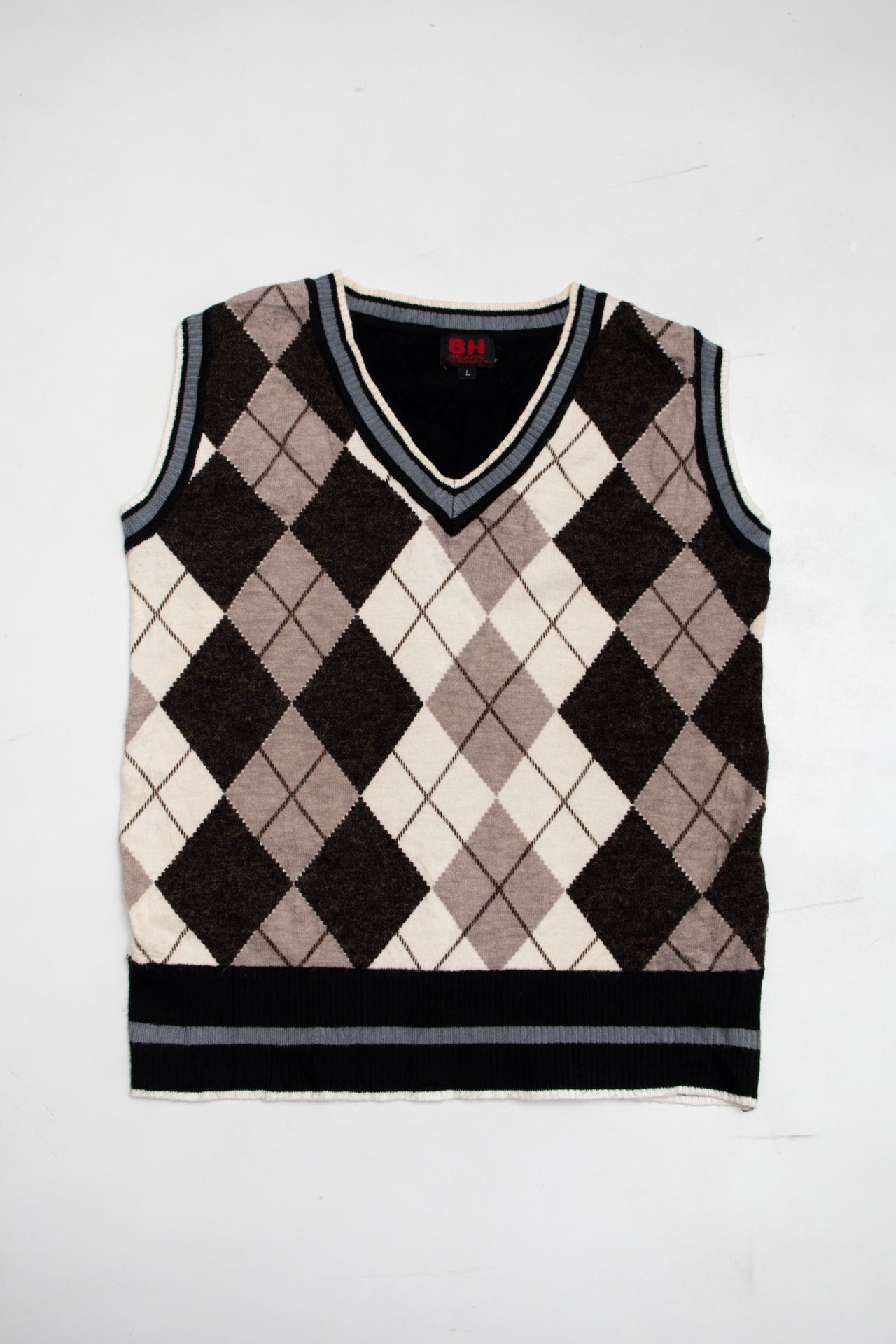 #107 BH jeans wool blend vest | c. 164 | size 12