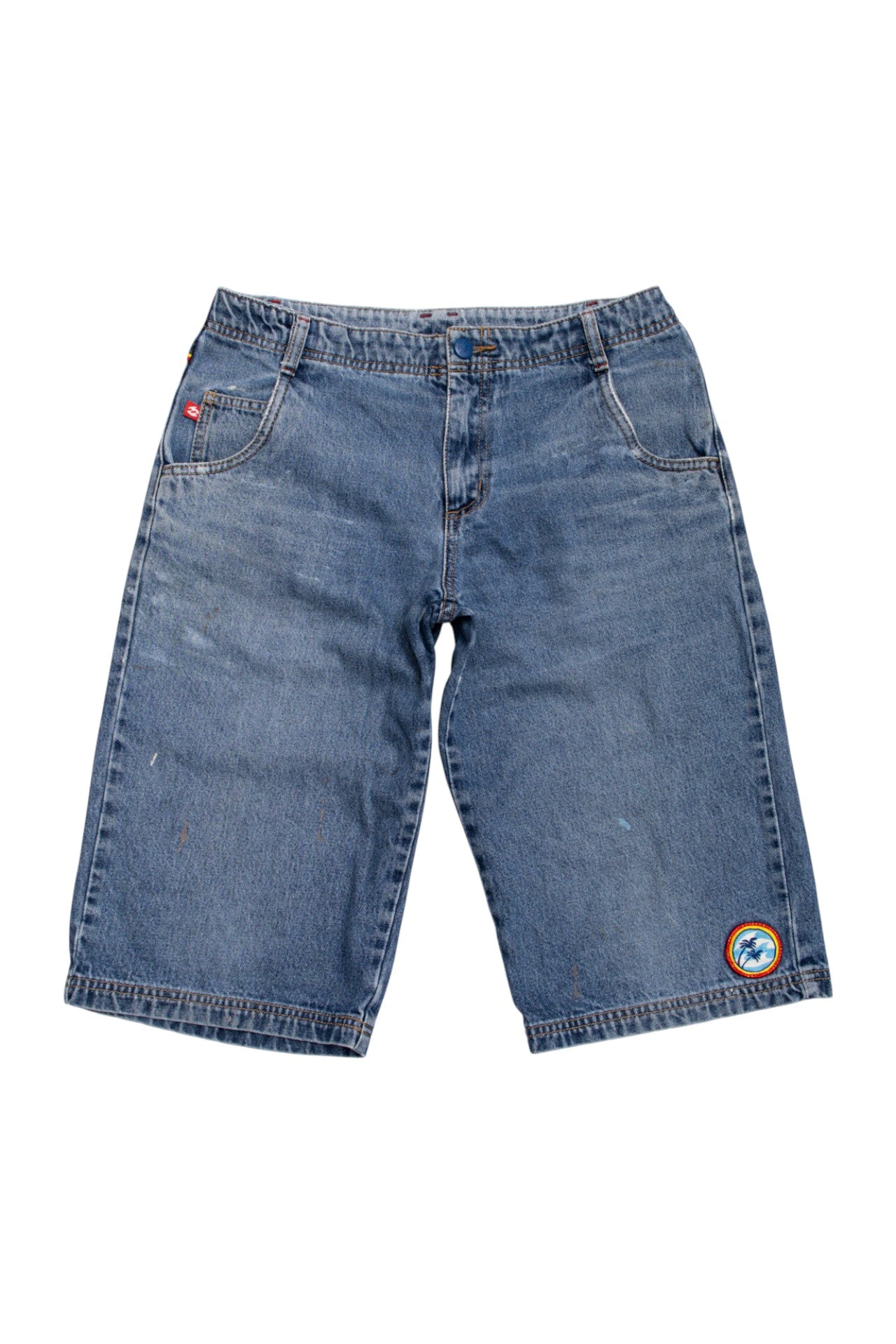 #112 Billabong embroidered denim shorts | c. 164 | size 10
