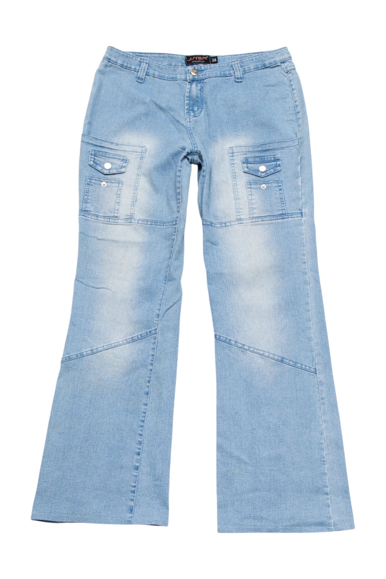 #131 Y2K Cargo flared jeans | C 150 | Size 14