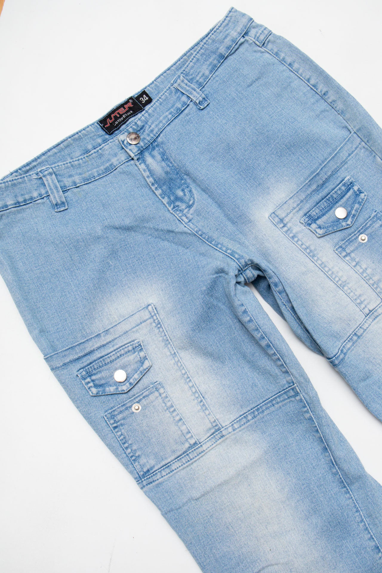 #131 Y2K Cargo flared jeans | C 150 | Size 14