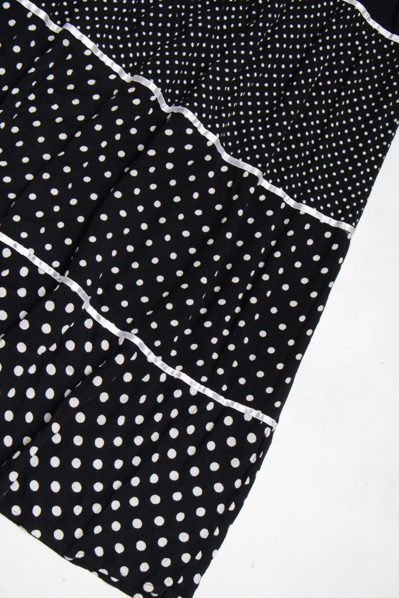 #115 Cathy Daniels polka dot maxi skirt | c. 164 | size 10/12