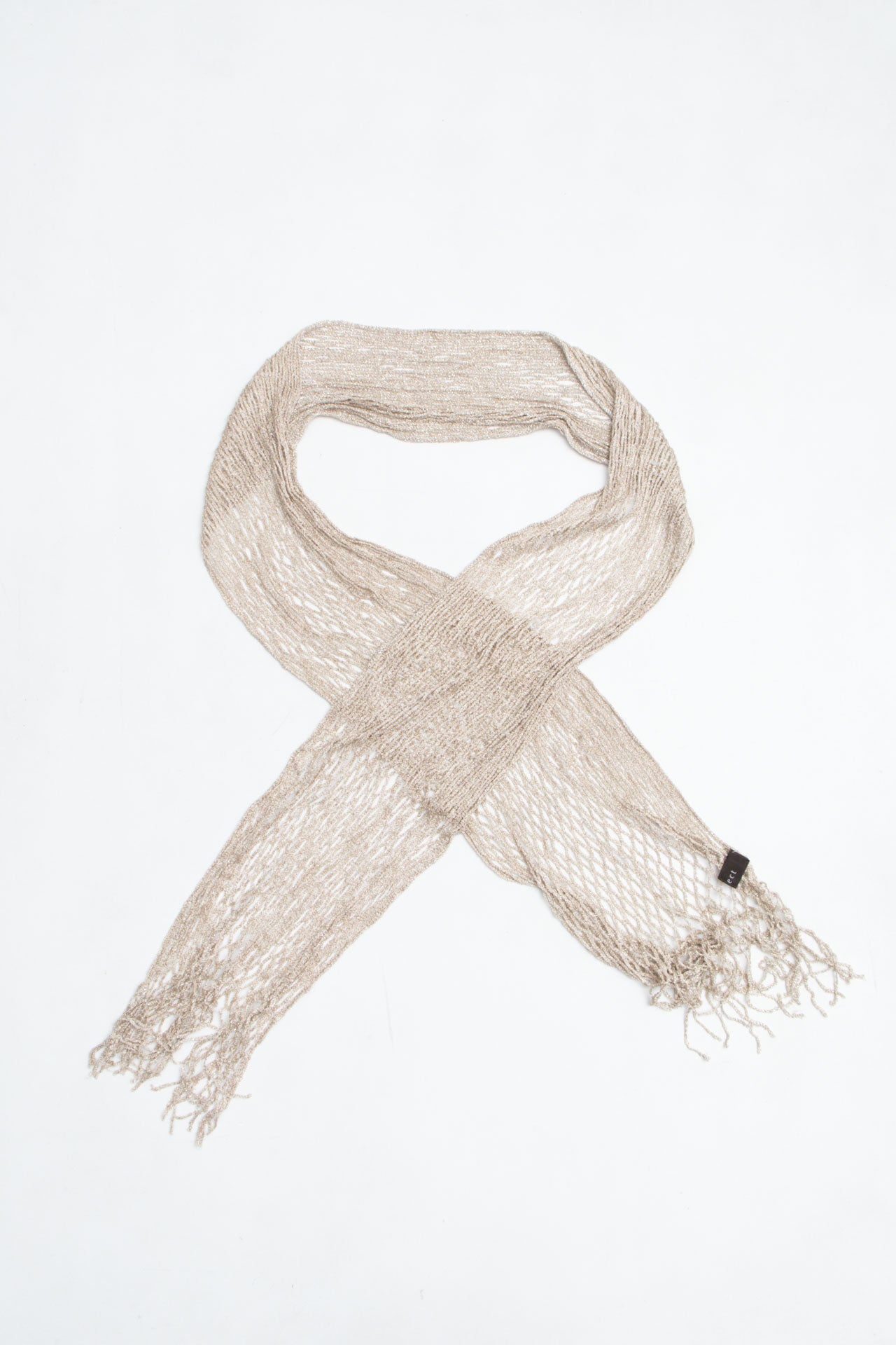 #92 Reflect Gold Knit Scarf | Garden Brat