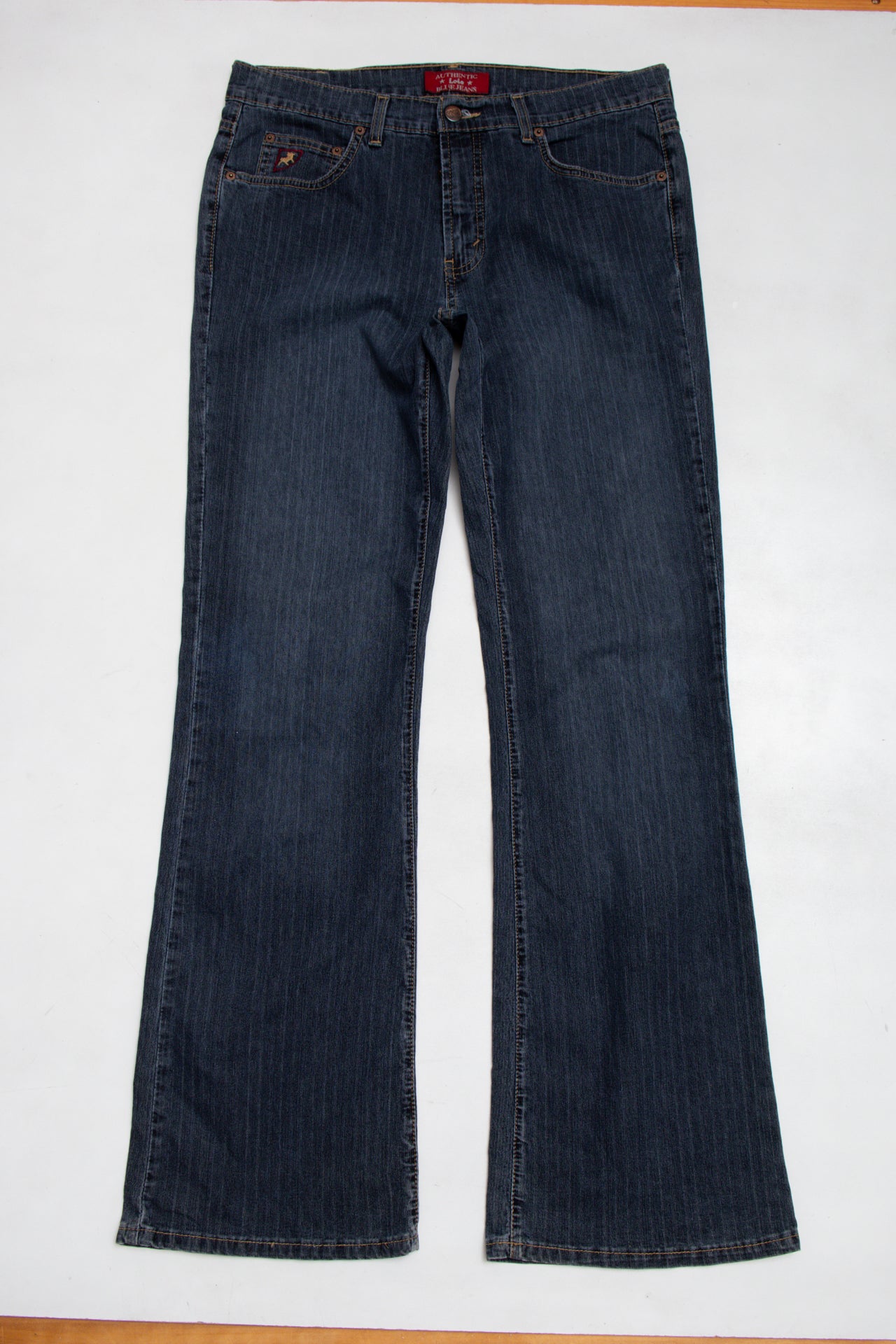 #121 Lois fitted striped jeans | c. 164 | size 12