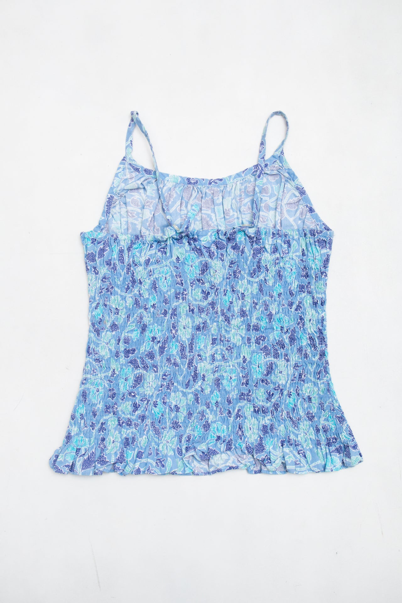 #91 Gap Rouched Blue Tank | Collection 139 | Size 4/6