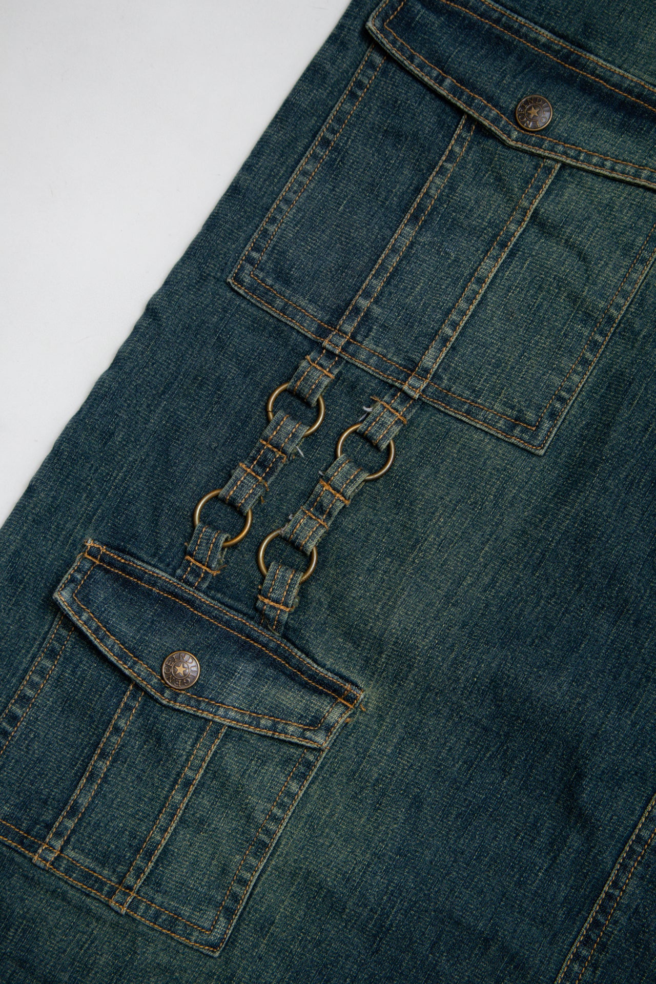 #125 Indulgence denim maxi skirt | c. 164 | size 12