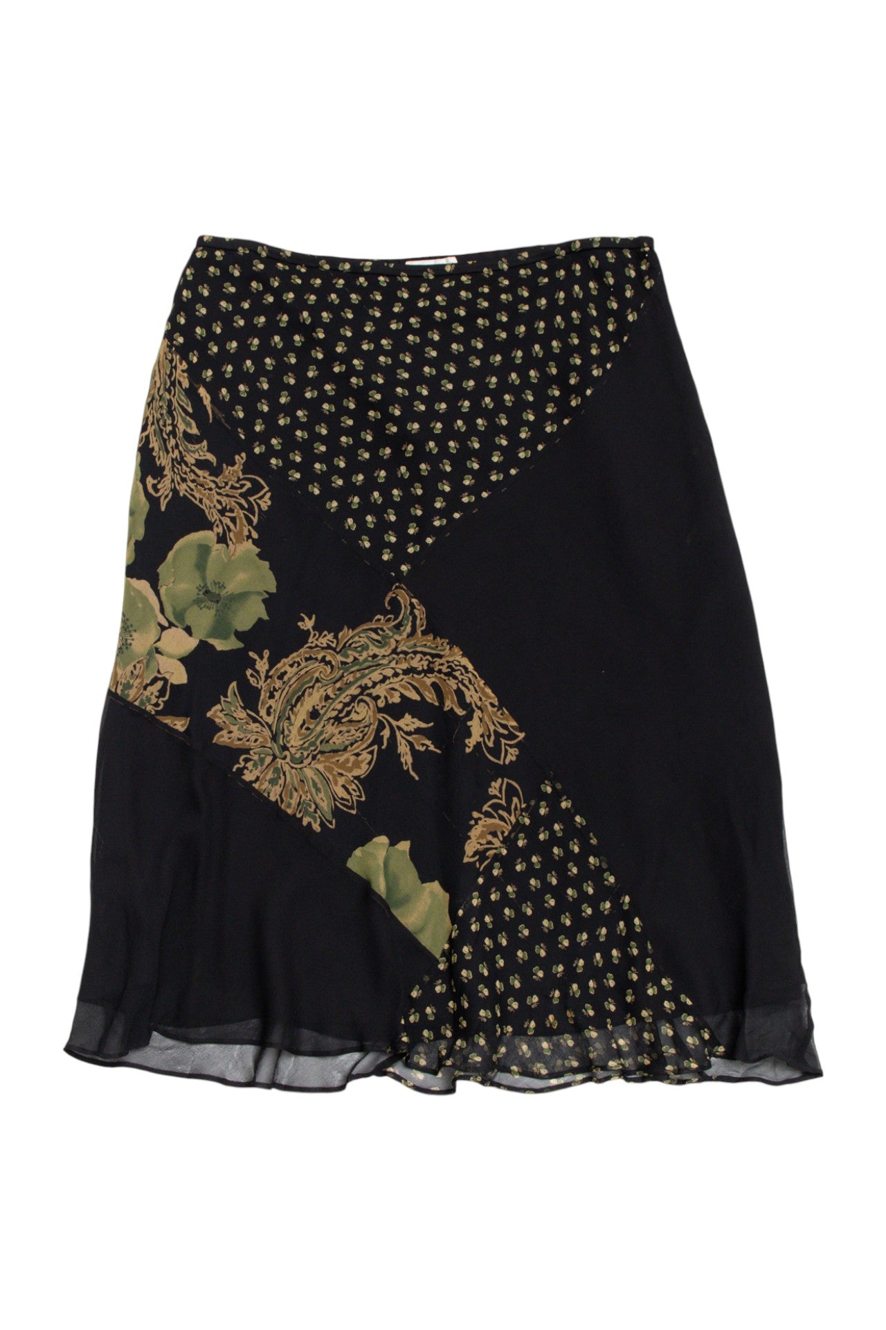 #127 Allison Taylor floral print midi skirt | c. 164 | size 12