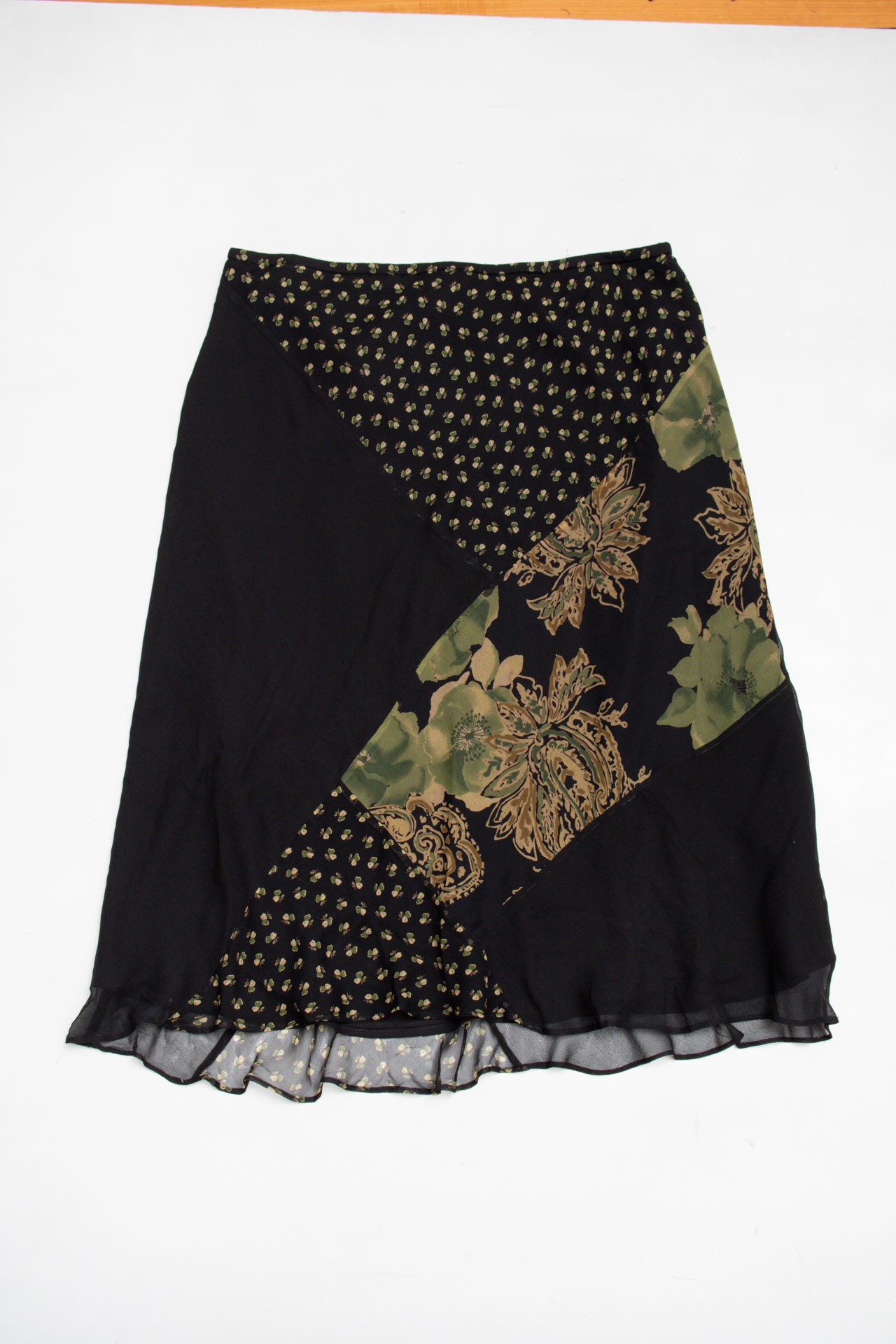 #127 Allison Taylor floral print midi skirt | c. 164 | size 12