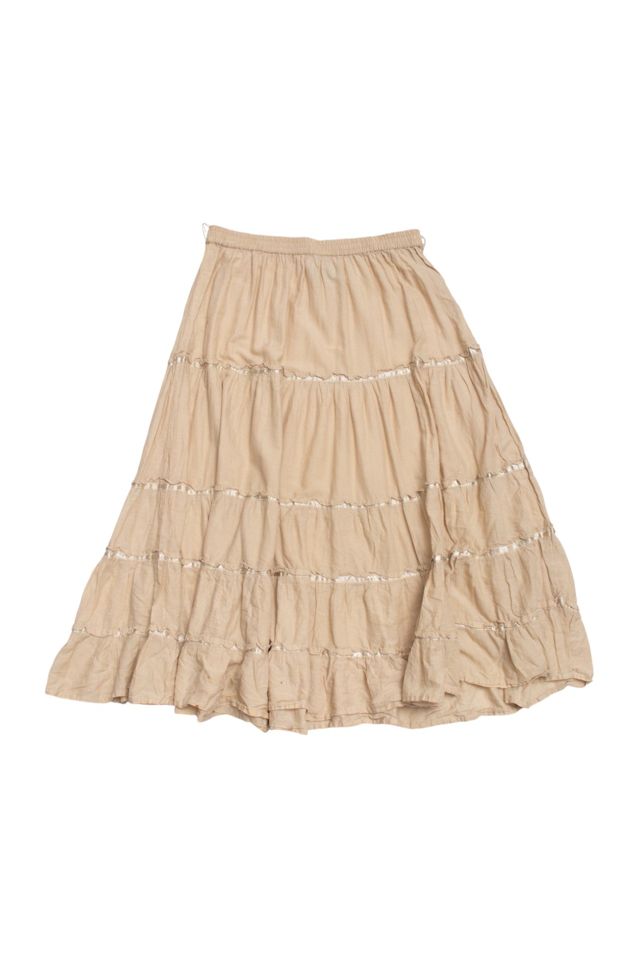#128 White Stag cotton flowy maxi skirt | c. 164 | size 8/10