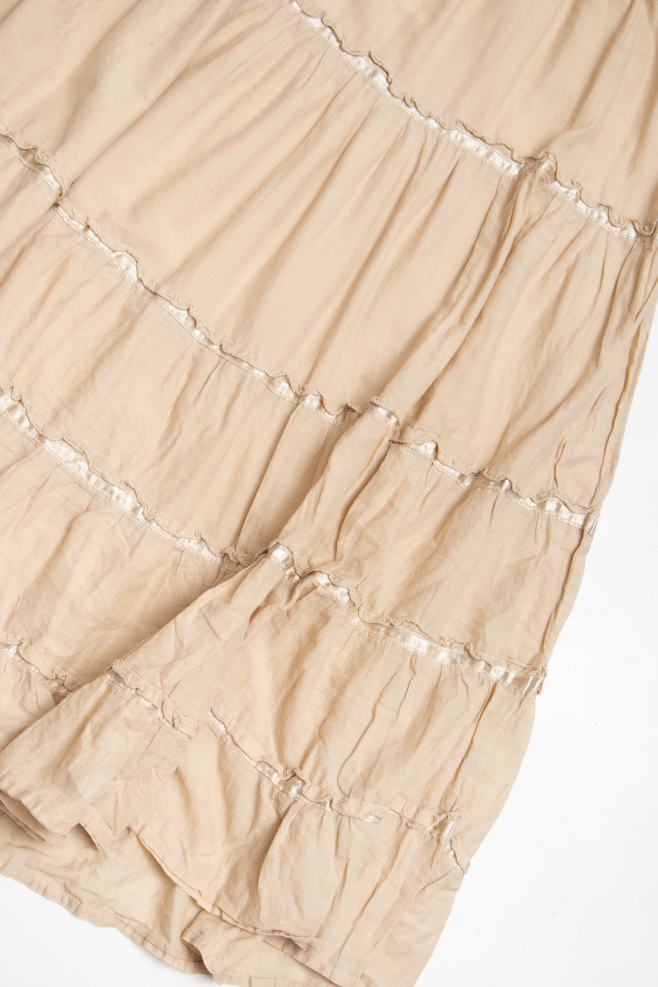 #128 White Stag cotton flowy maxi skirt | c. 164 | size 8/10