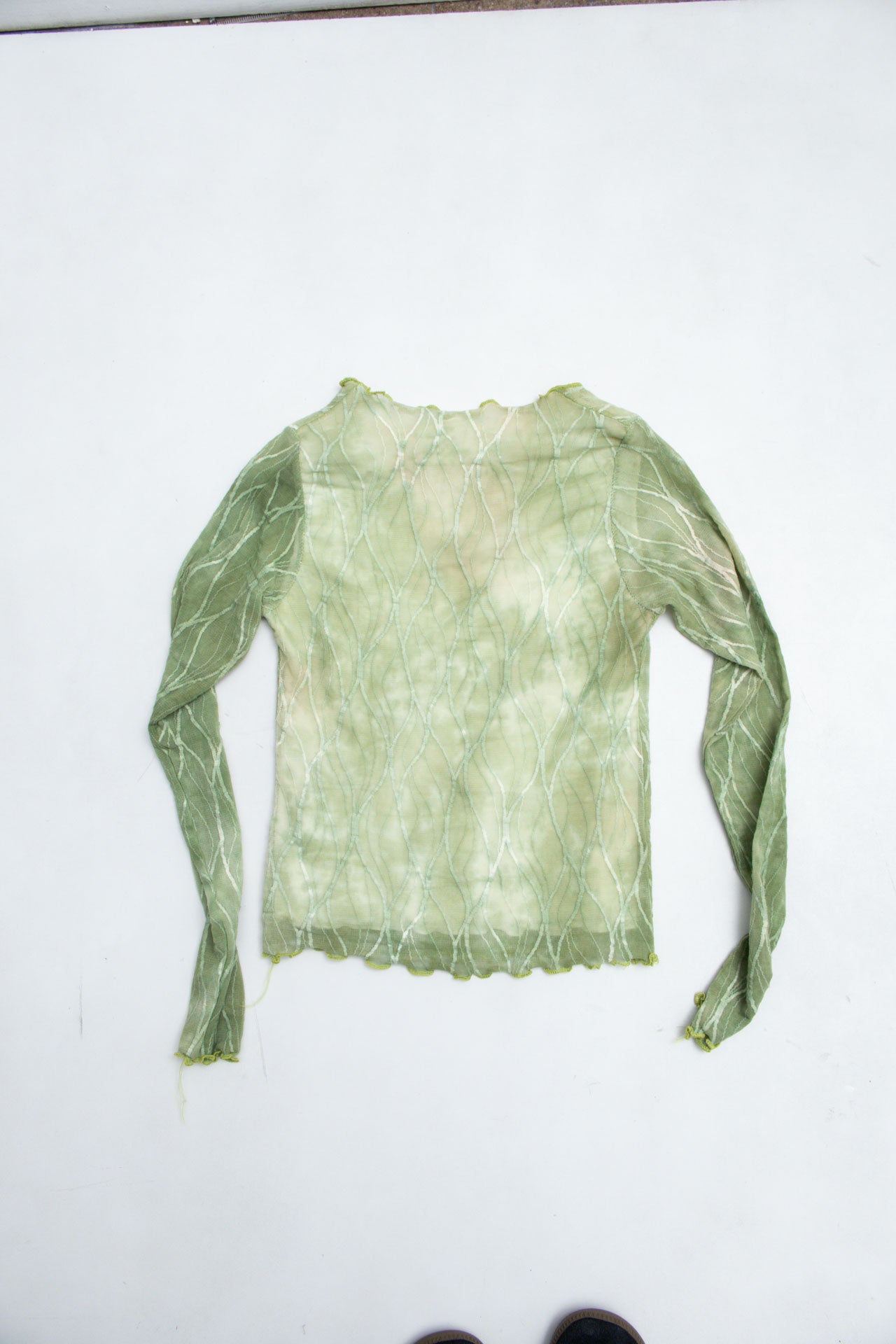 #53 Green Mesh Long Sleeve | Garden Brat | Size 6