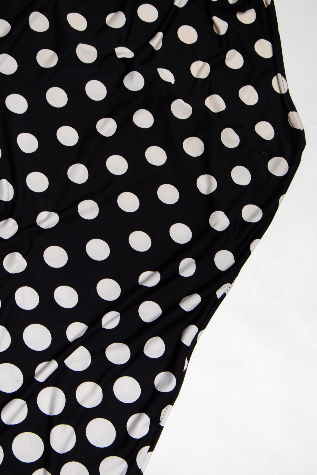 #132 No Excuse polka dot necklace halter dress | c. 164 | size 8