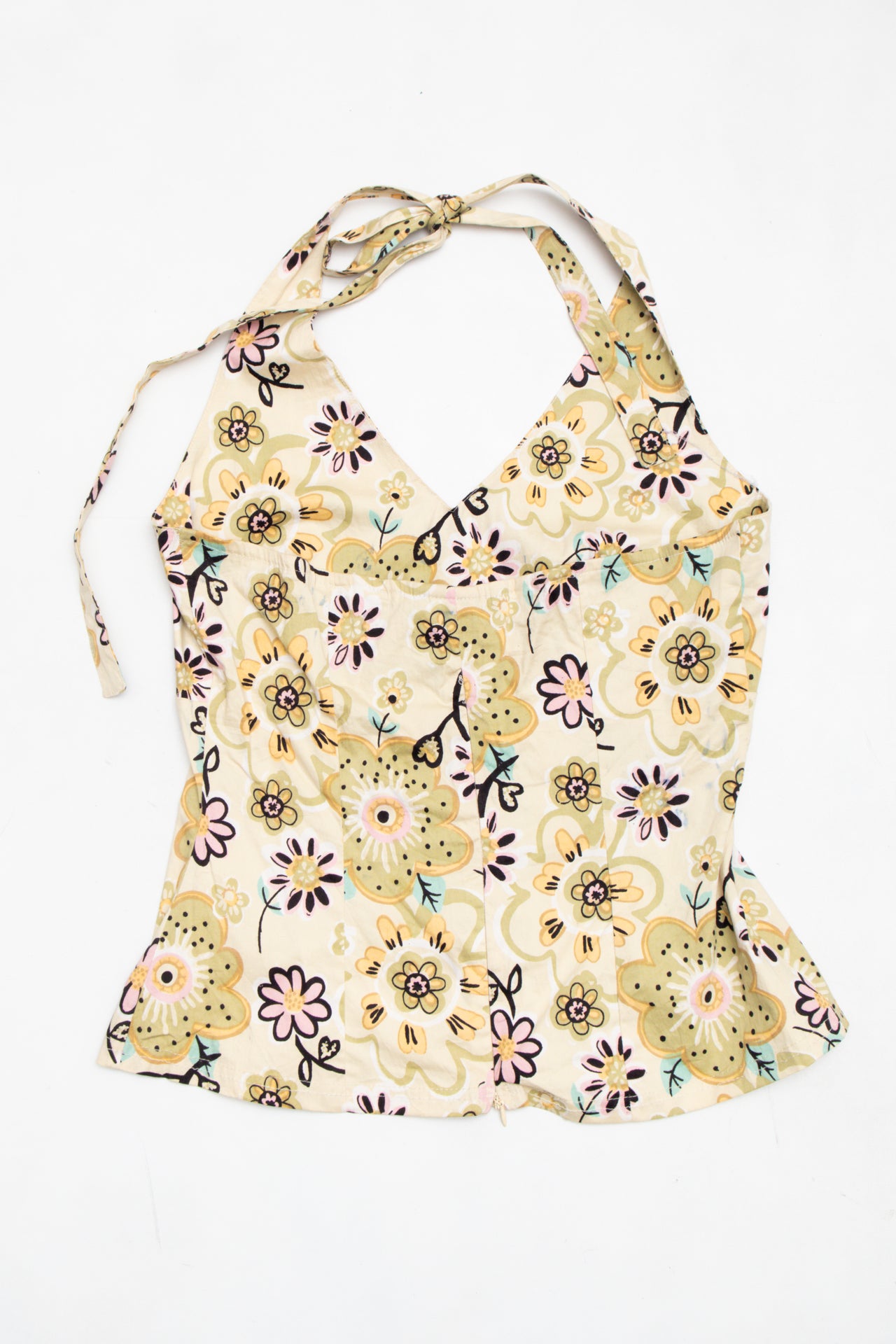 #100 Angie Floral Halter | Collection 139 | Size 10