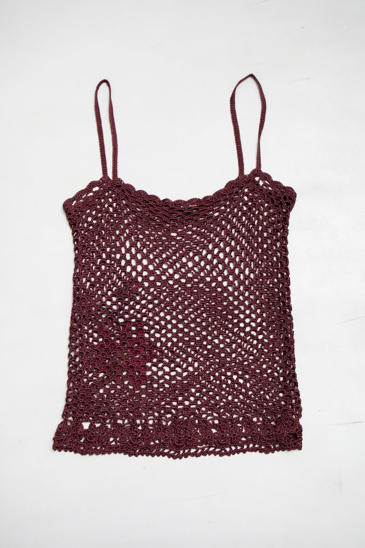 #153 MNG floral patch crochet cami | c. 164 | size 8/10