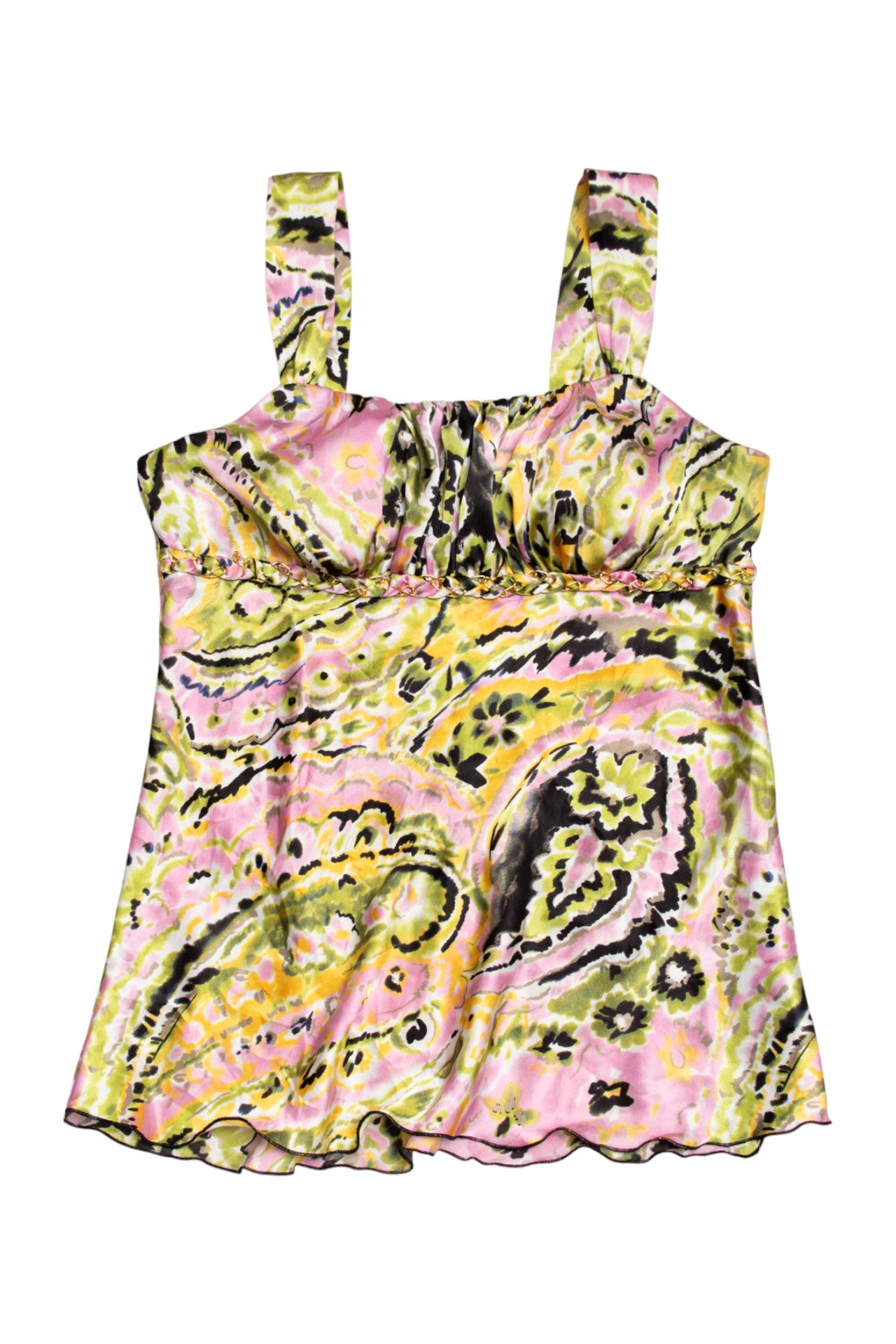 #157 Byer California ruched chest tank | c. 164 | size 10