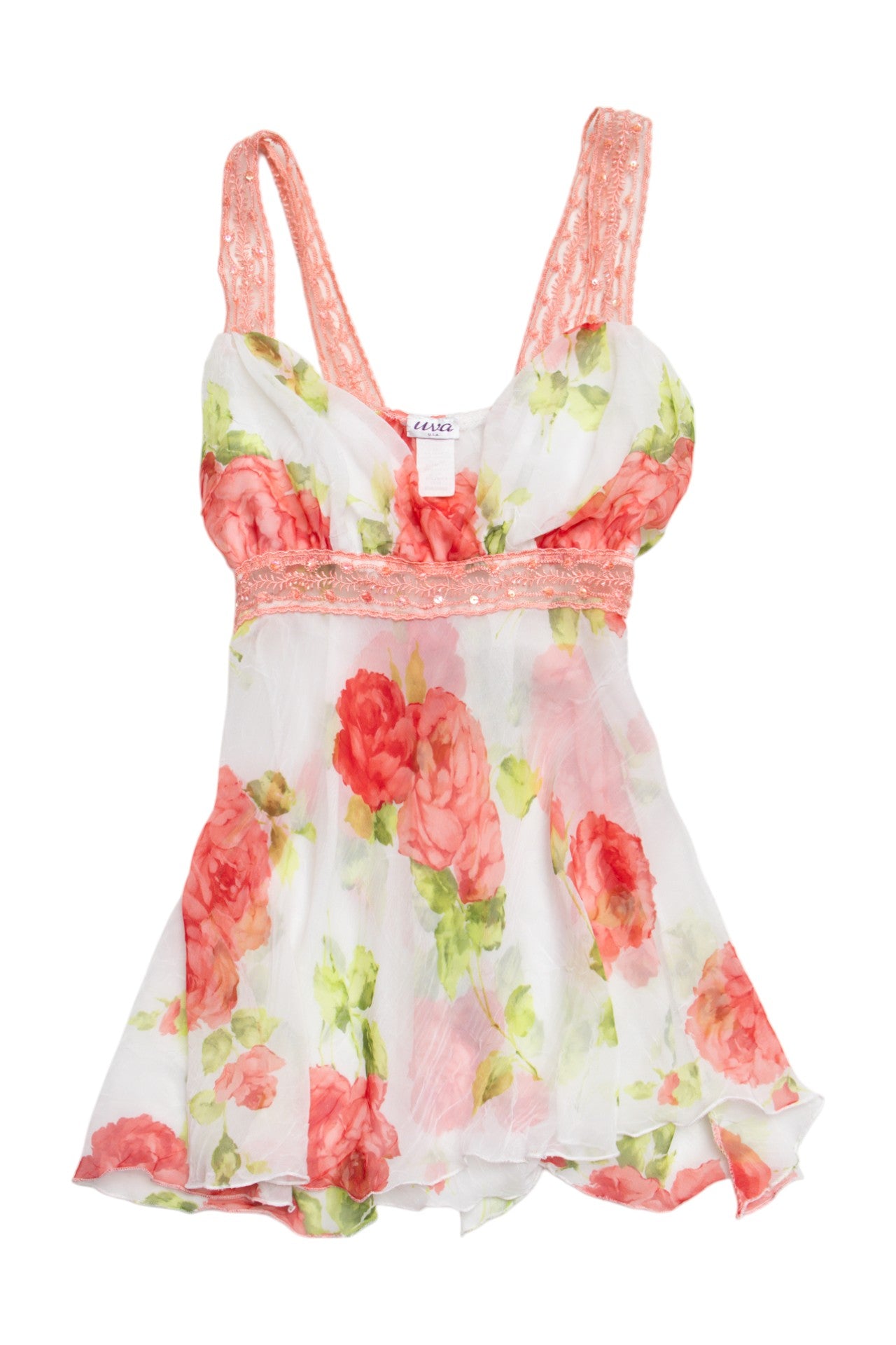 #158 USA sheer fairy top w embellished detail | C 150 | Size 10