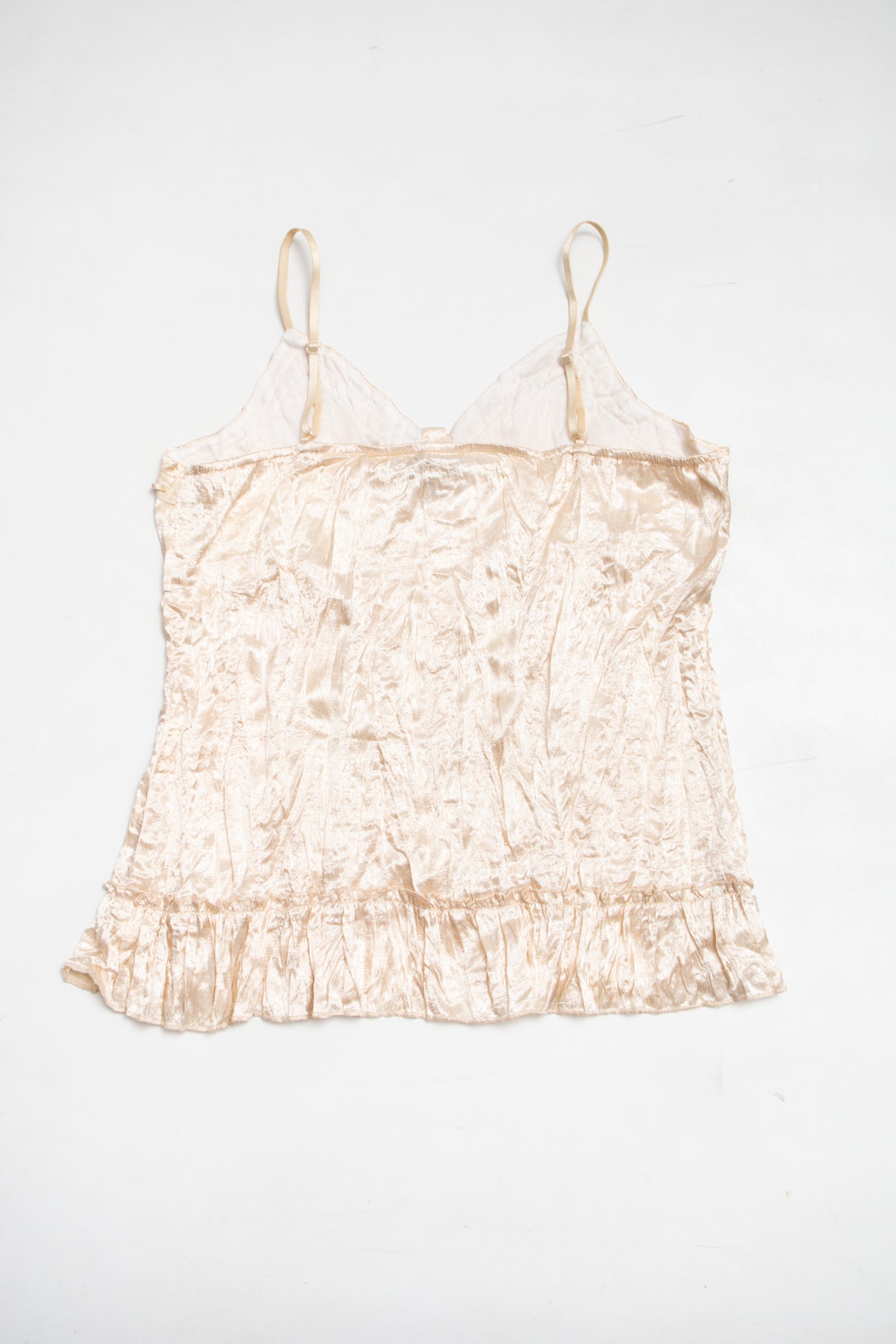 #159 Young Essence satin button up cami | c. 164 | size 12