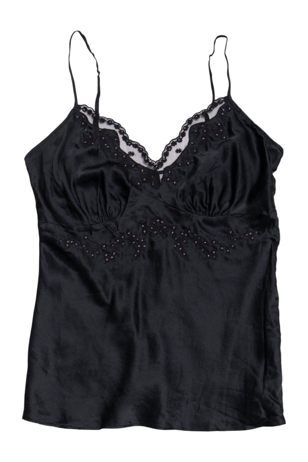 #160 Worthington beaded silk cami | c. 164 | size 8