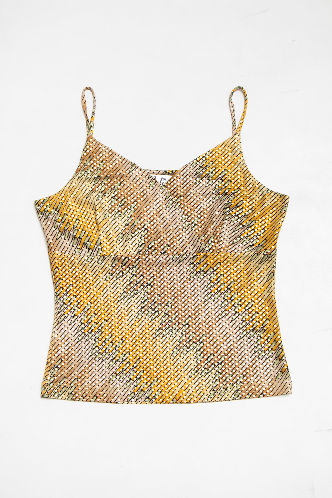#162 Selina glitter graphic cami | c. 164 | size 8