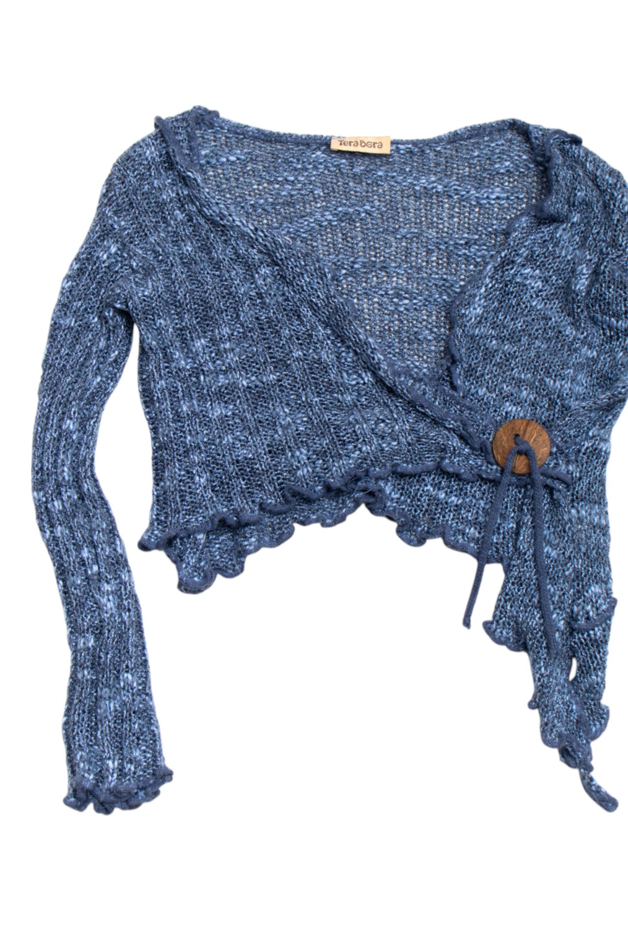 #164 Tera Bora Tie Up Cardigan | Size 10/12 | c. 156