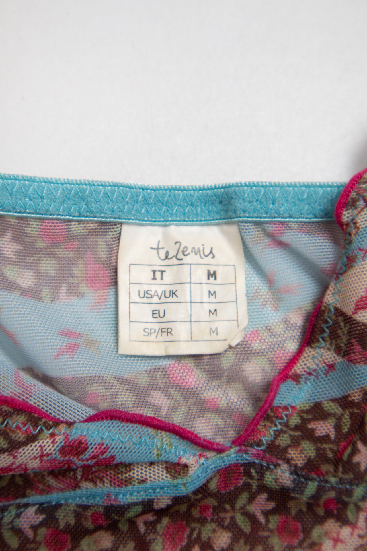 #166 Tezemis floral mesh cami | c. 164 | size 10