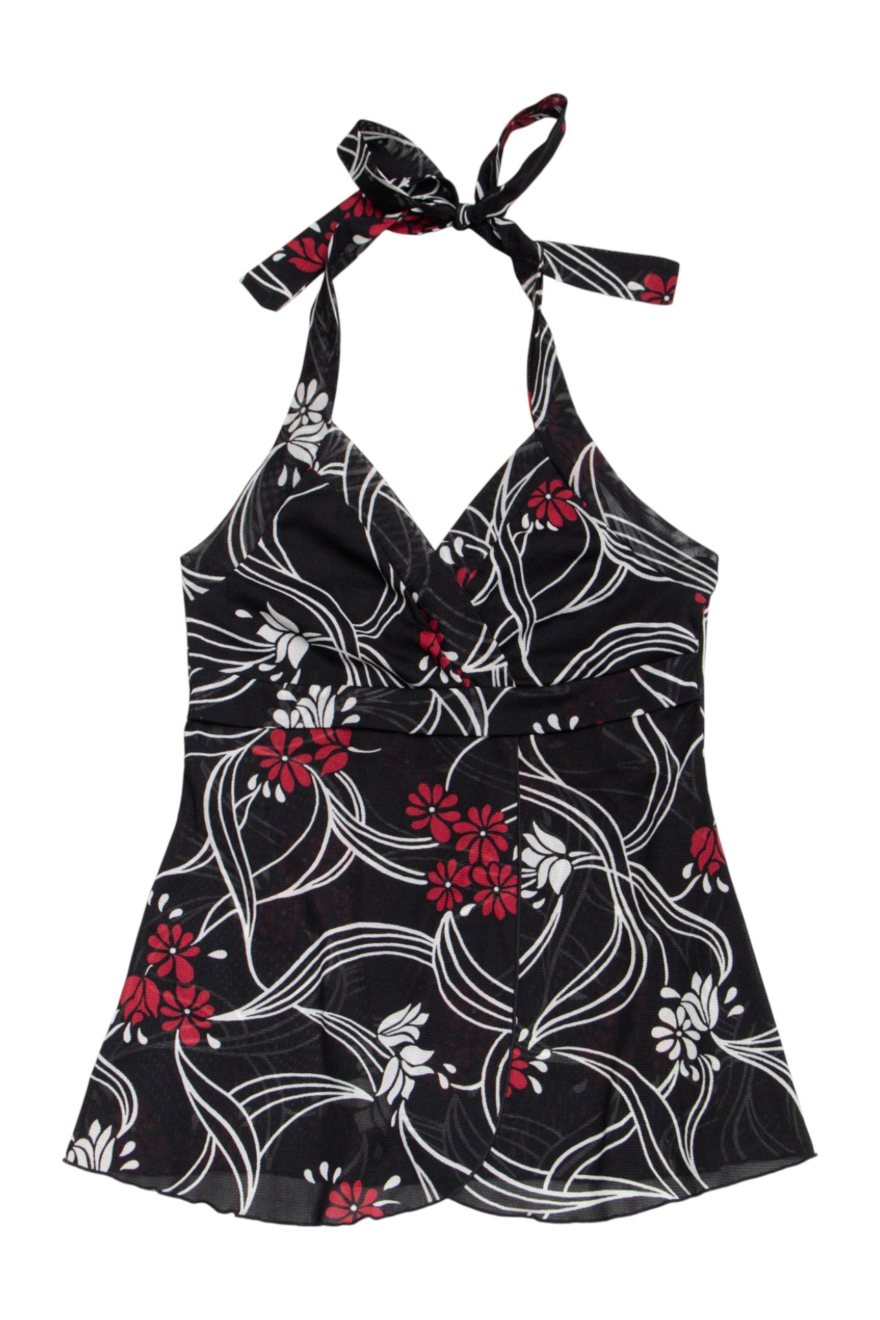 #168 USA made A. Byer floral halter top | c. 164 | size 8