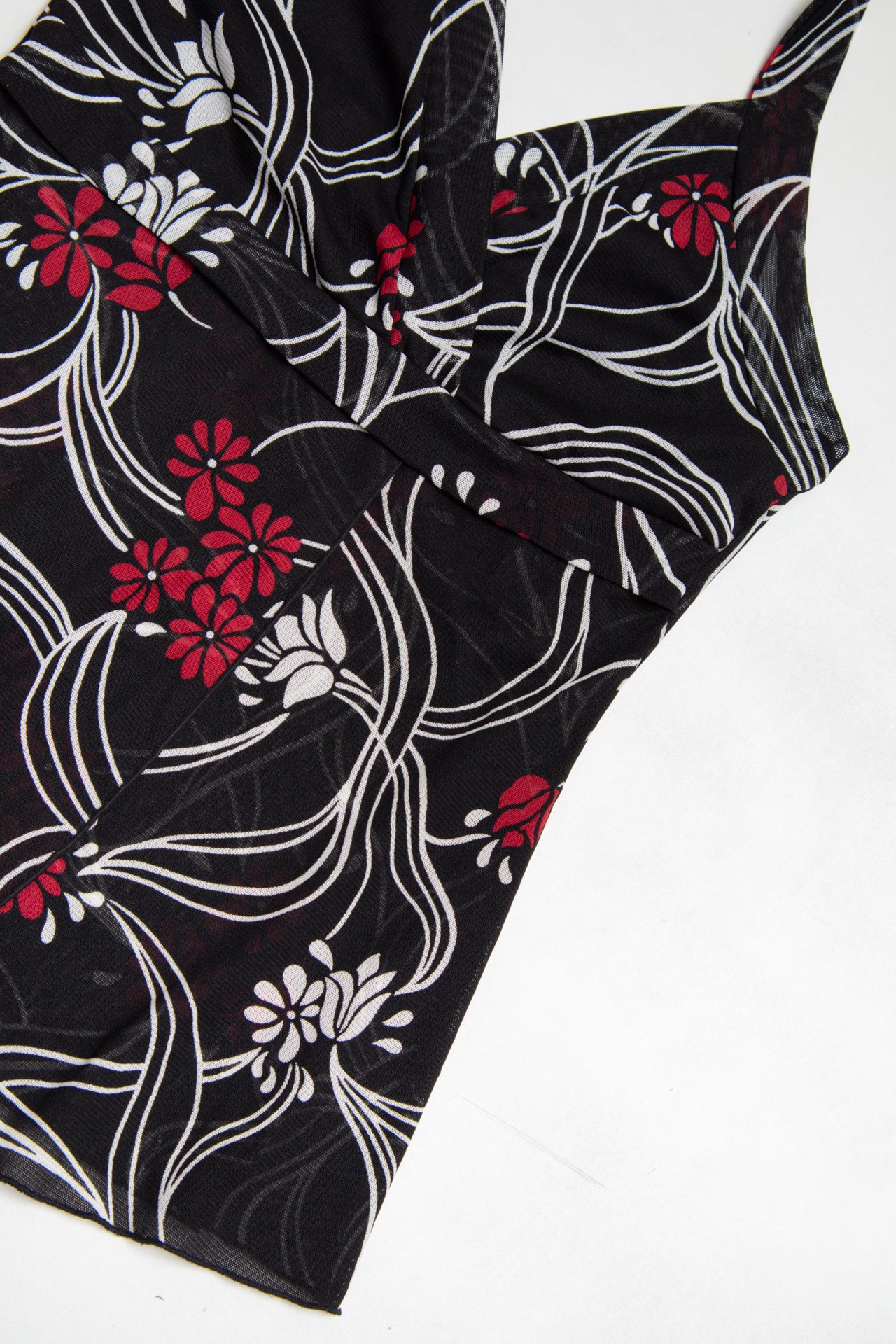 #168 USA made A. Byer floral halter top | c. 164 | size 8
