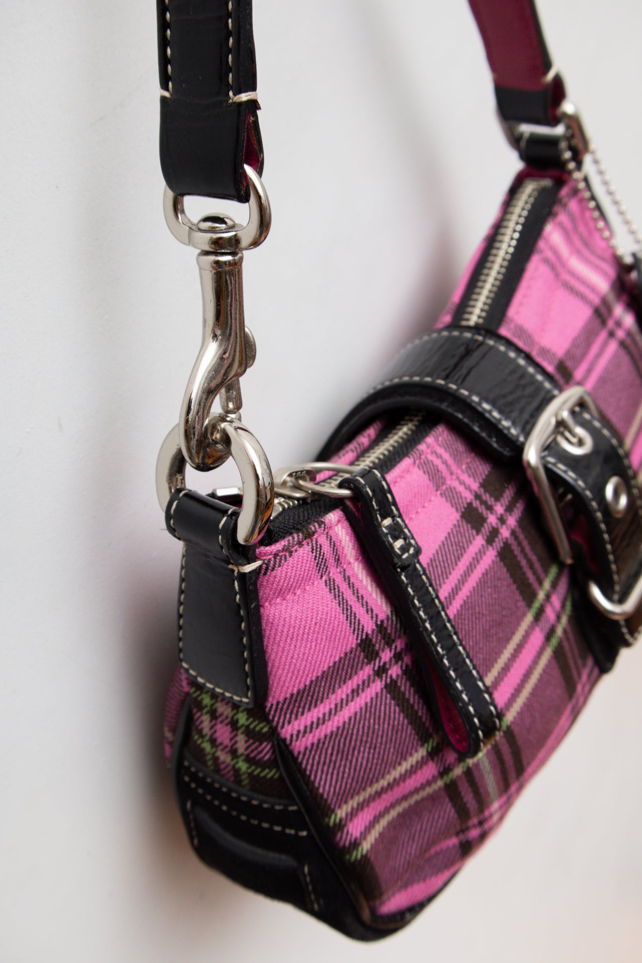 #113 Coach Plaid Mini Bag | Collection 139