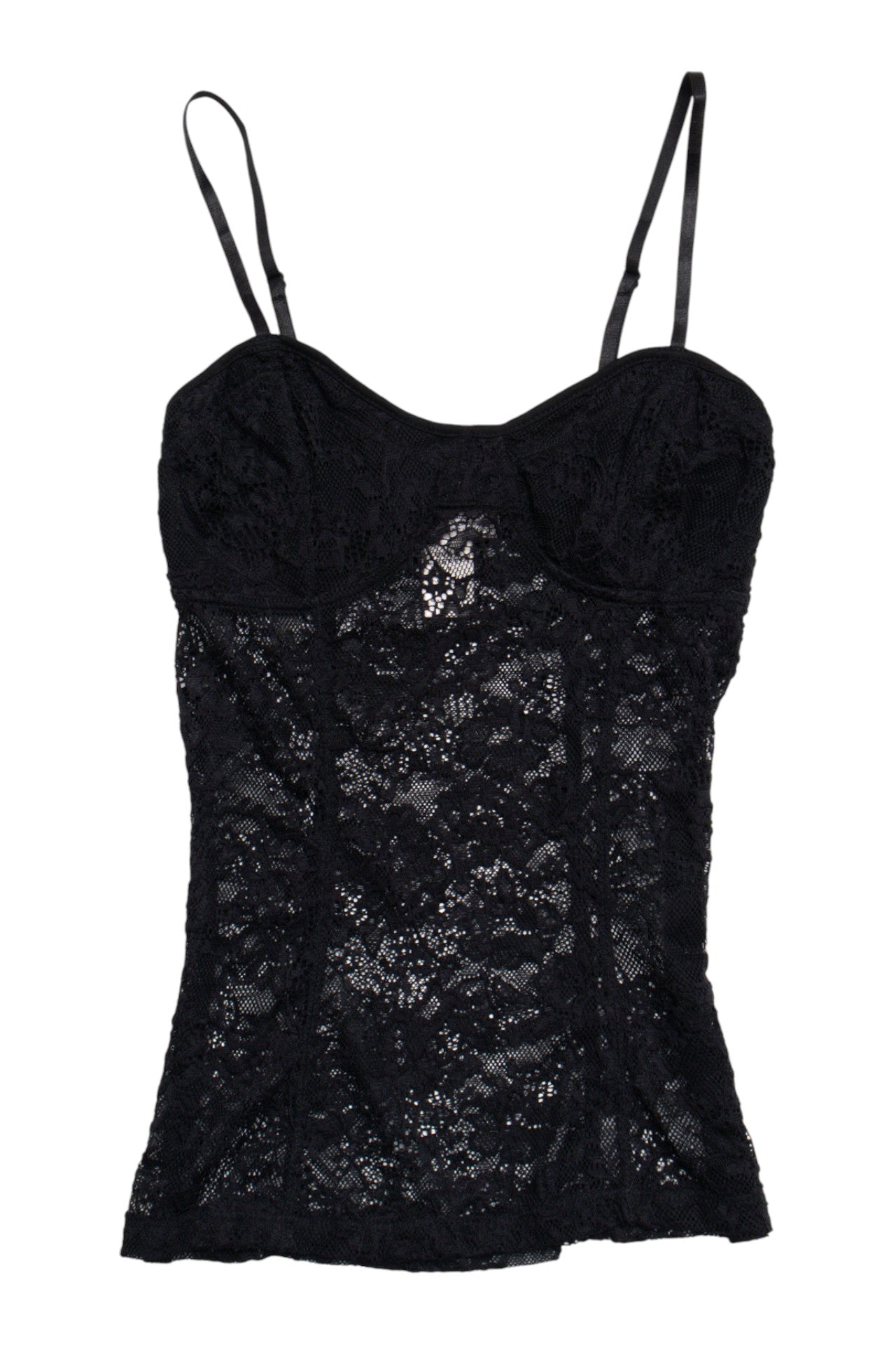 #168 Love & Liberty black lace cami | C 150 | Size 6/8