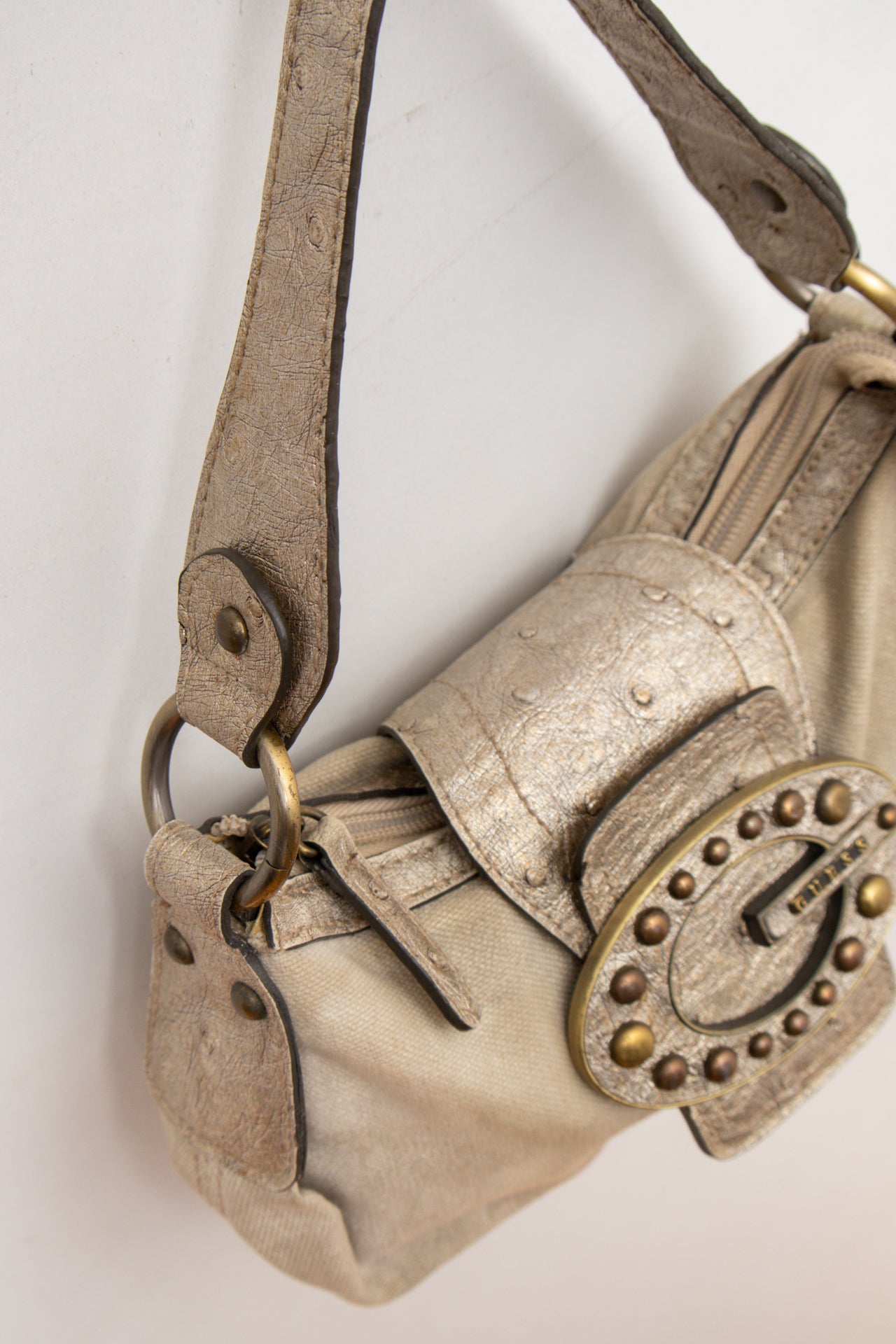 #193 Guess studded G canvas mini bag | c. 164