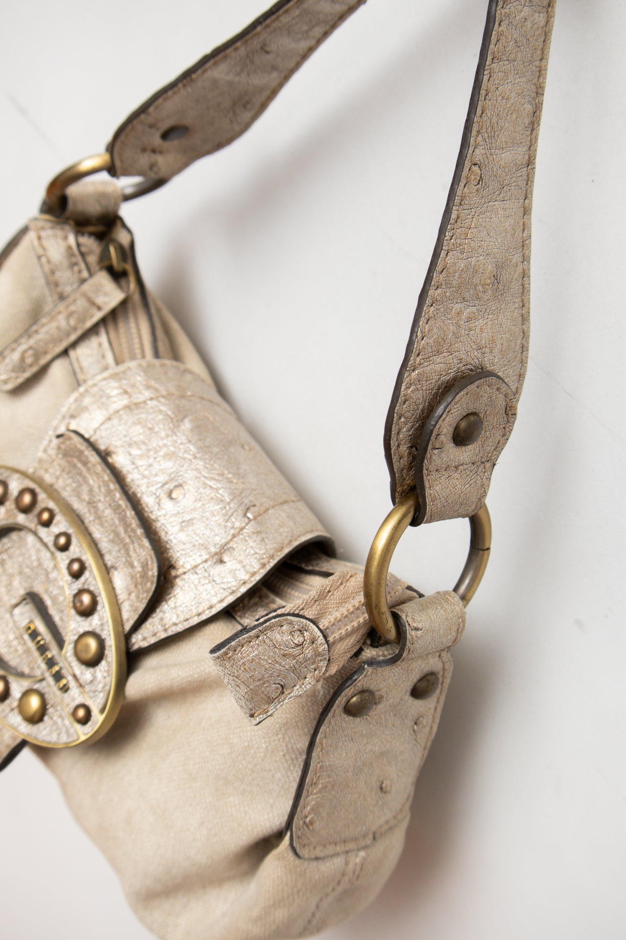 #193 Guess studded G canvas mini bag | c. 164