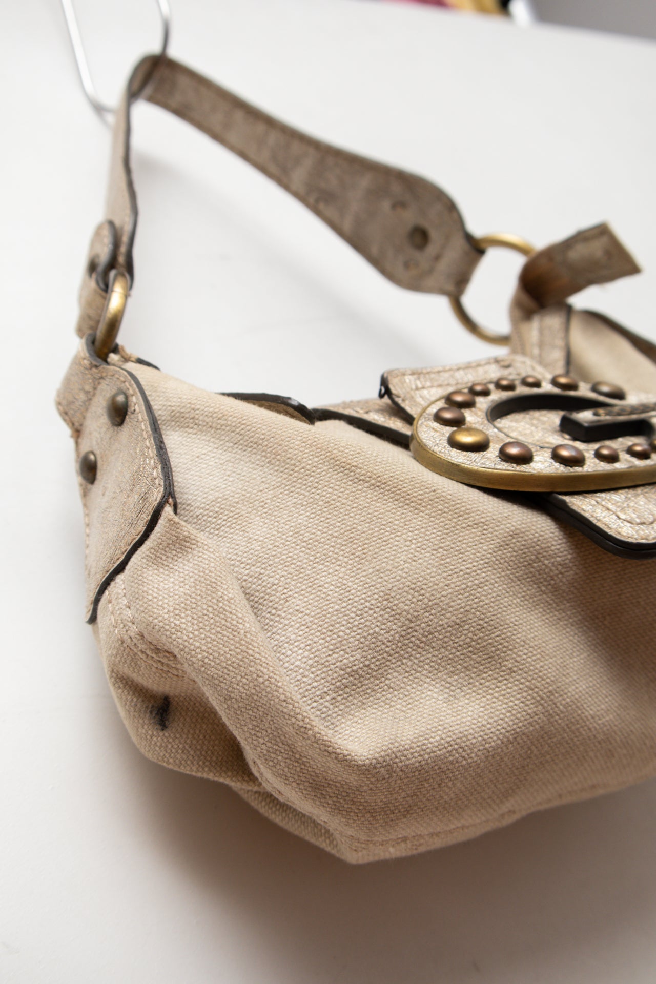 #193 Guess studded G canvas mini bag | c. 164