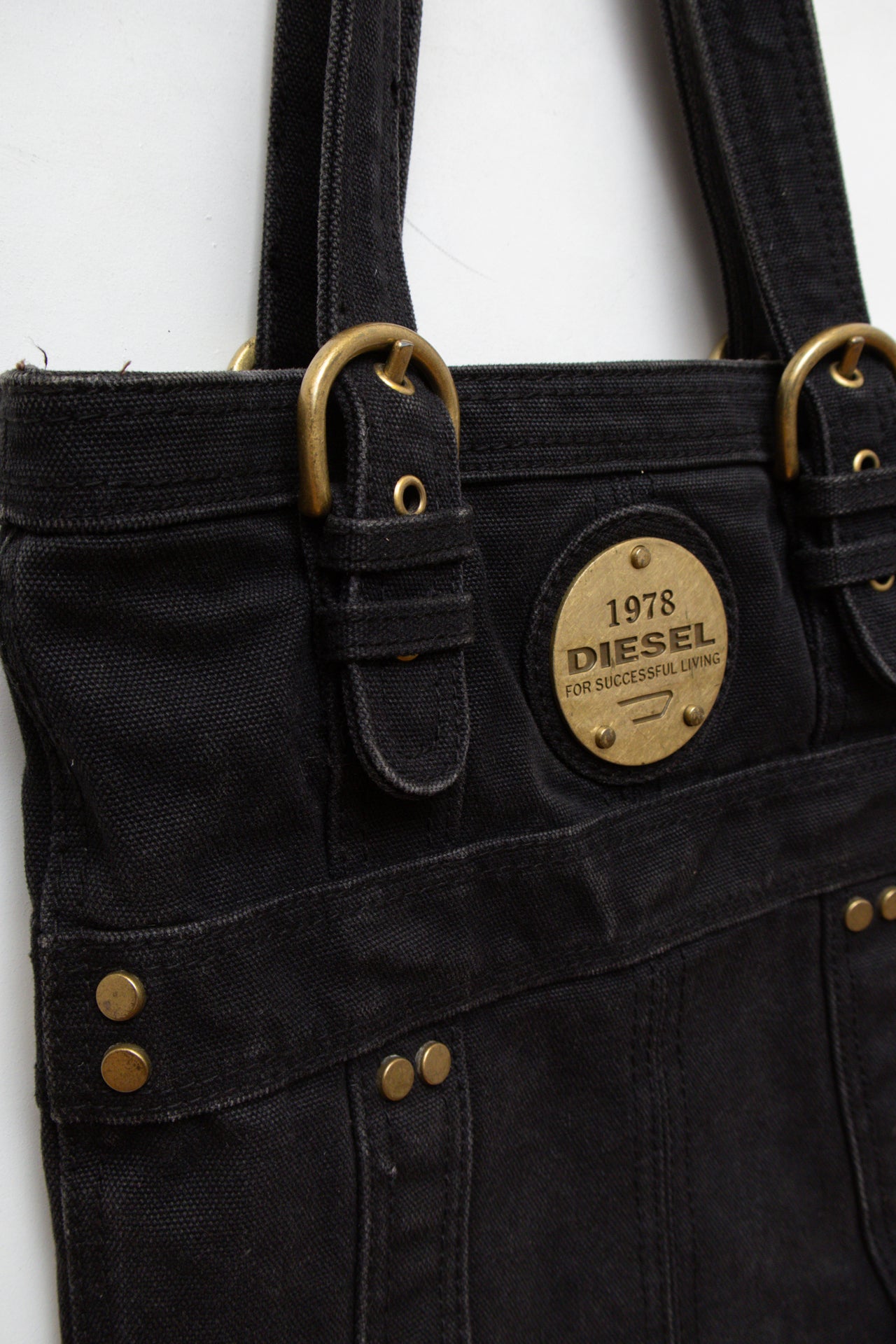 #118 Diesel Black Canvas Bag | Collection 139