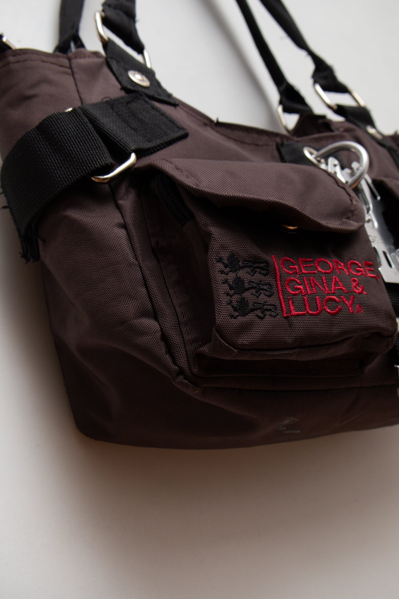 #194 GG&L brown/black utility bag | c. 164
