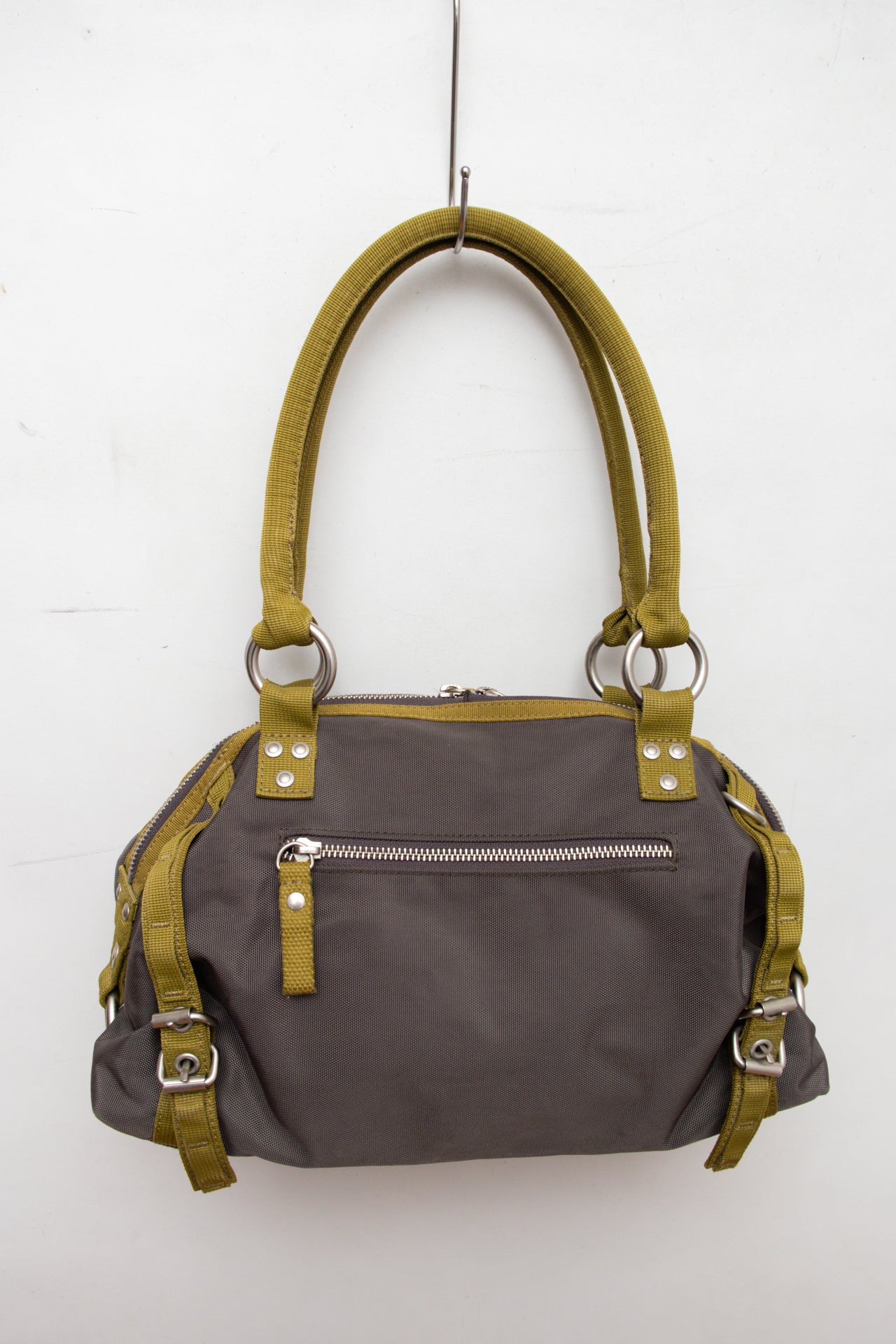 #196 GG&L green accent mini duffel bag | c. 164