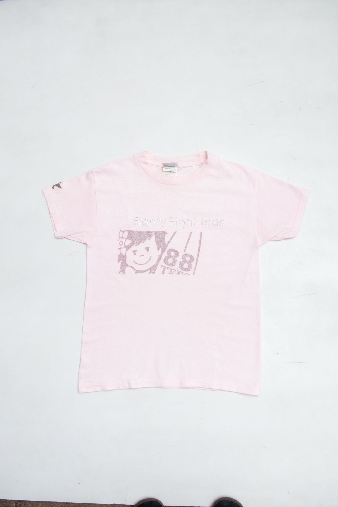 #18 Mexican 88 Tees Pink Diamanté Tee | It's Britney Bitch | Size 8