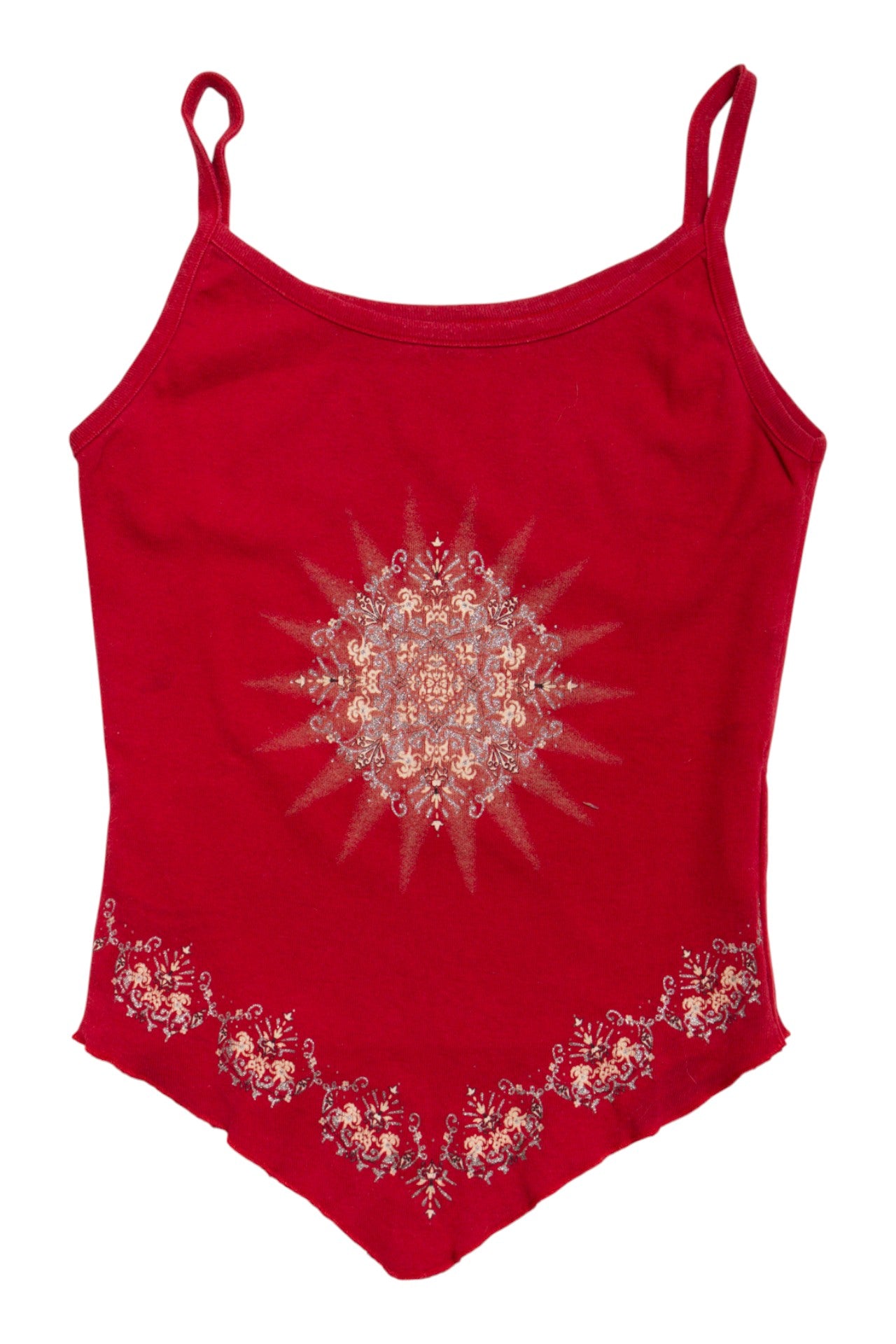 #171 glittered patterned rad tank | c. 164 | size 6