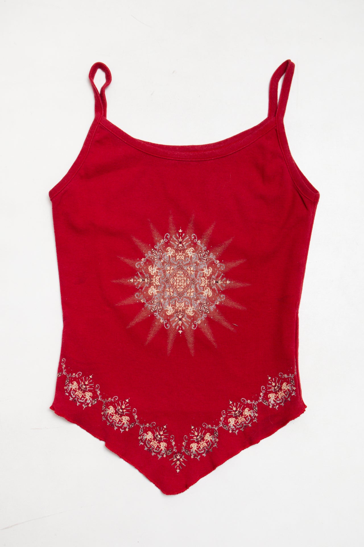 #171 glittered patterned rad tank | c. 164 | size 6