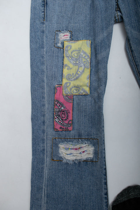 #64 Levi Patchwork Jeans | Sex and The City | Size 6