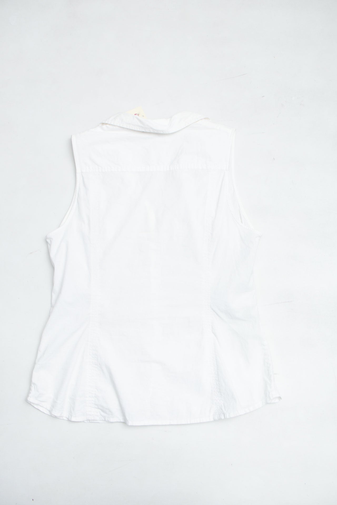 #31 Anne Klein White Rouched Tank | It's Britney Bitch | Size 12