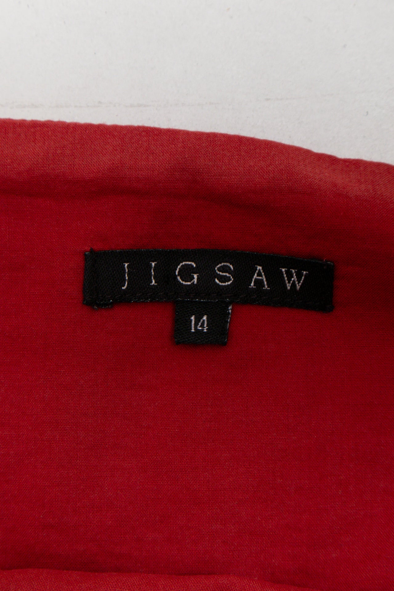 #198 Jigsaw lined cotton midi skirt | c. 164 | size 10