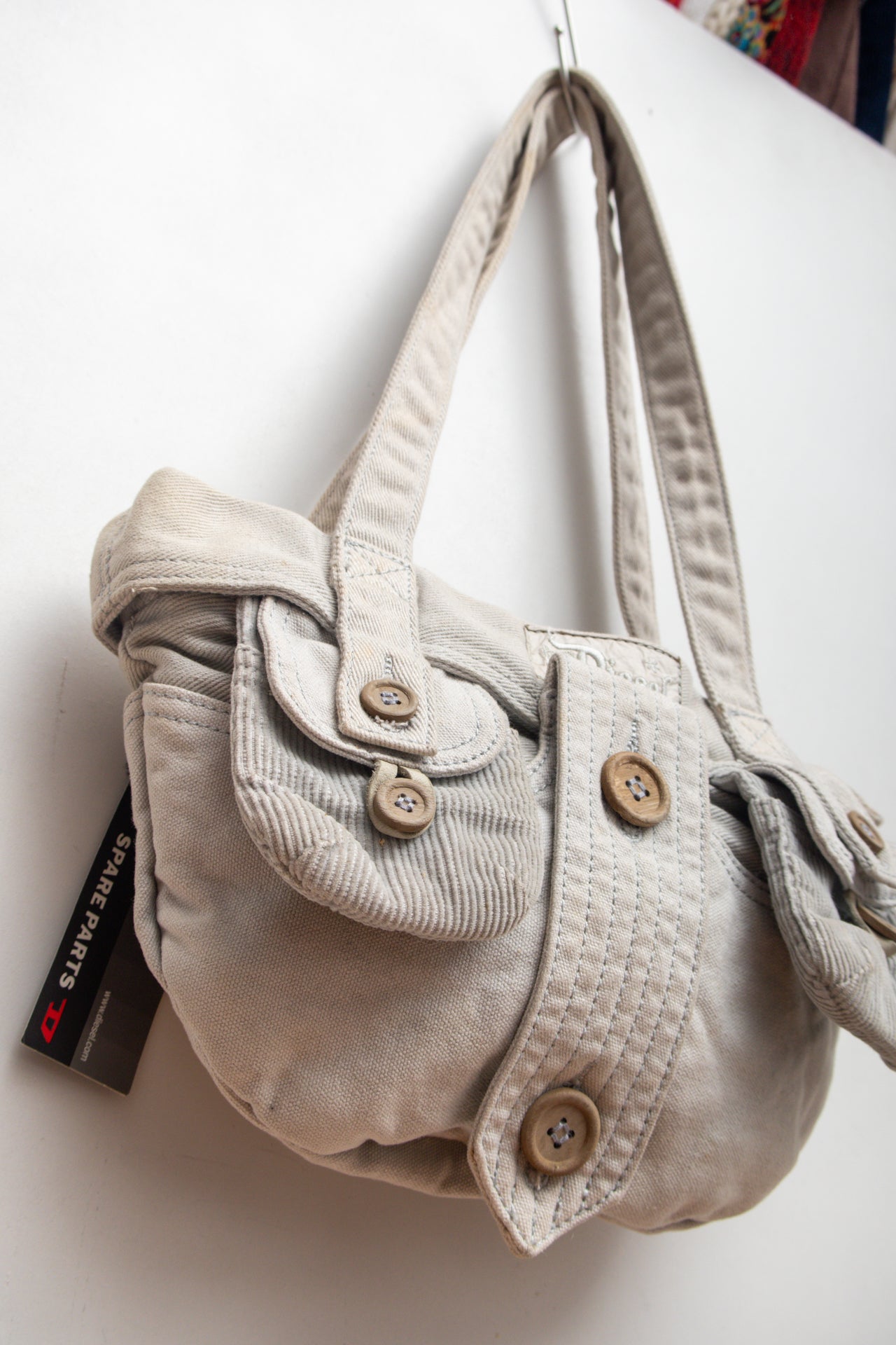 #193 Deisel Y2k washed denim bag | c. 156