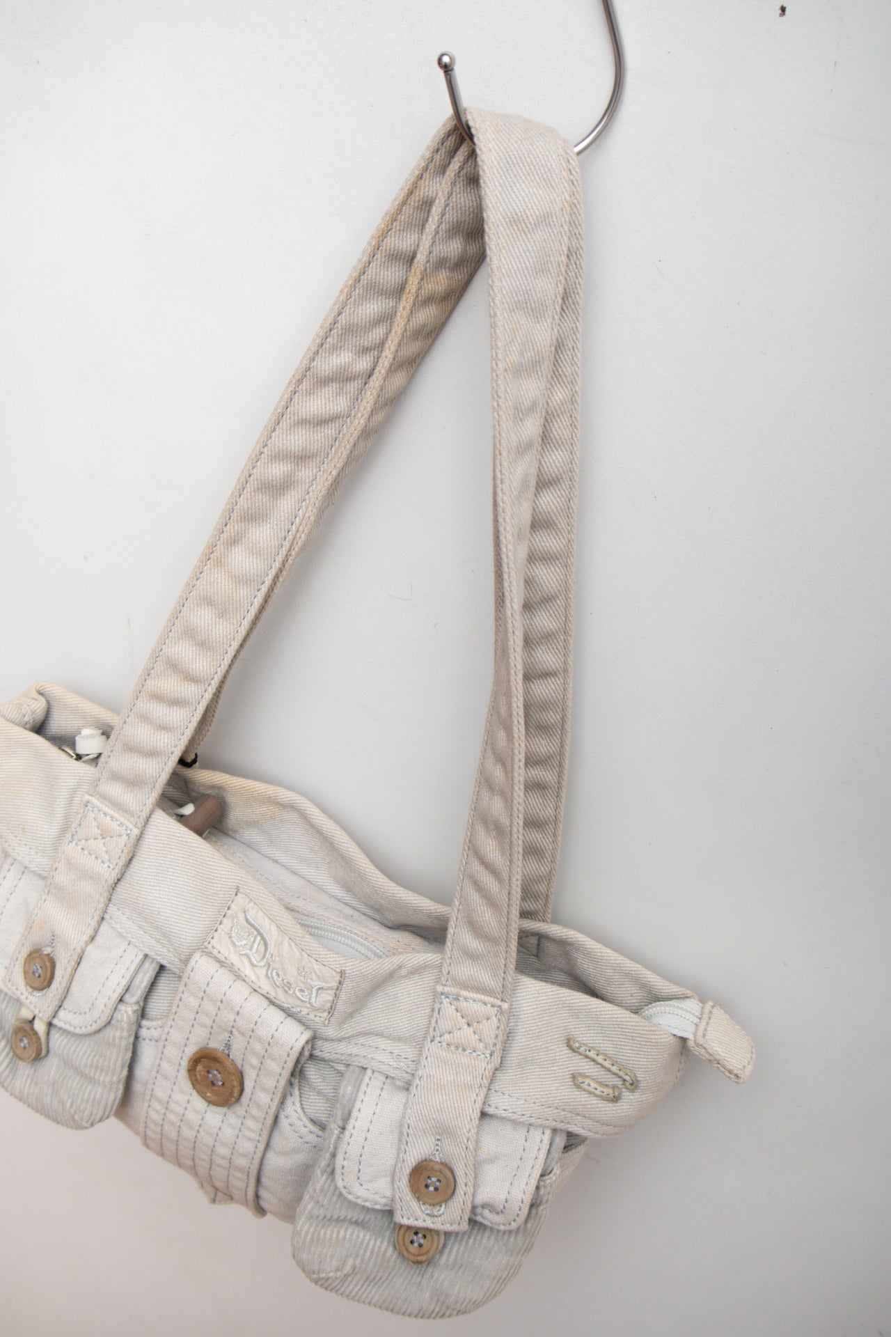 #193 Deisel Y2k washed denim bag | c. 156