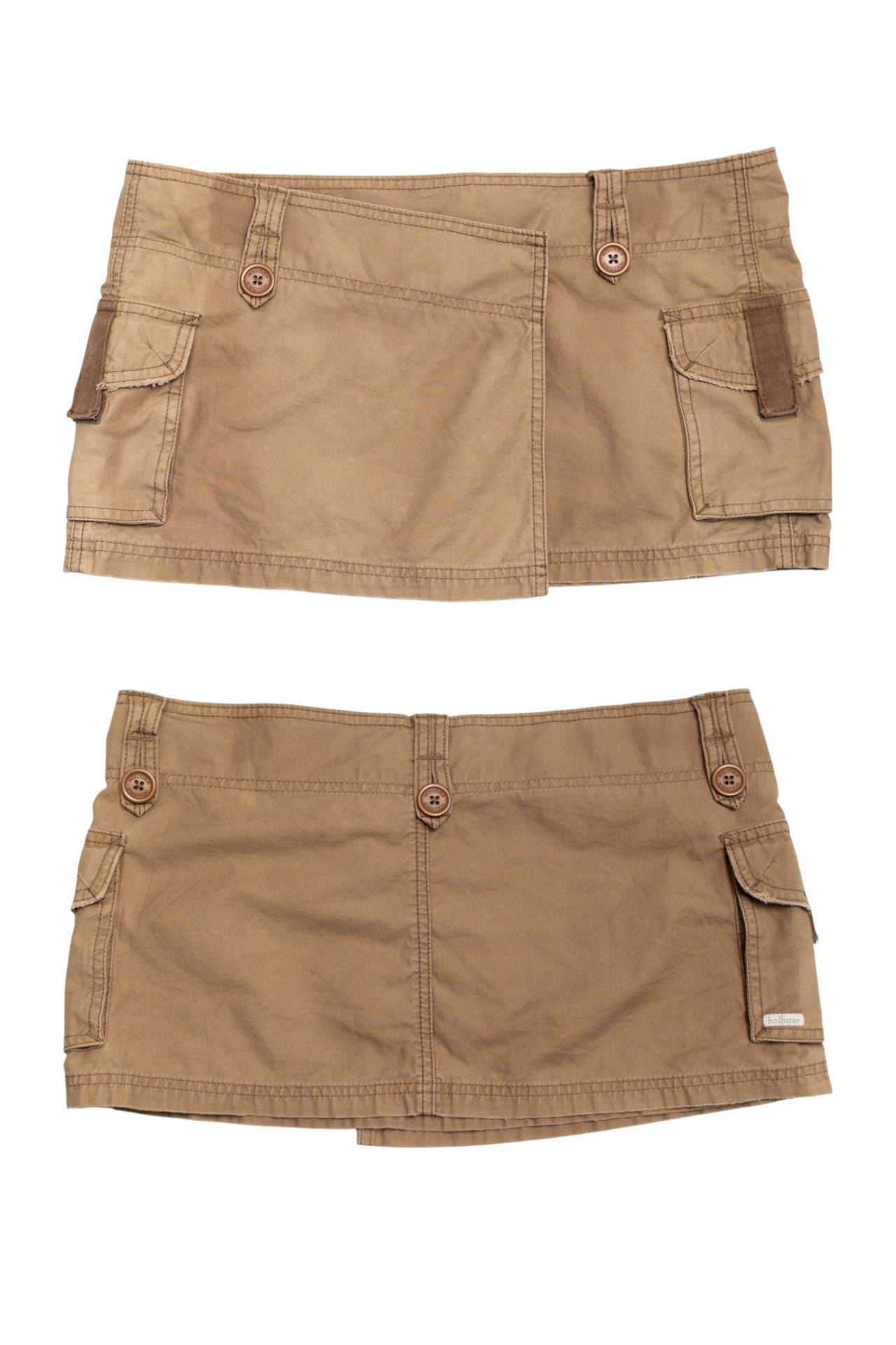 #203 Hollister cotton asymmetrical mini skirt | c. 164 | size 8