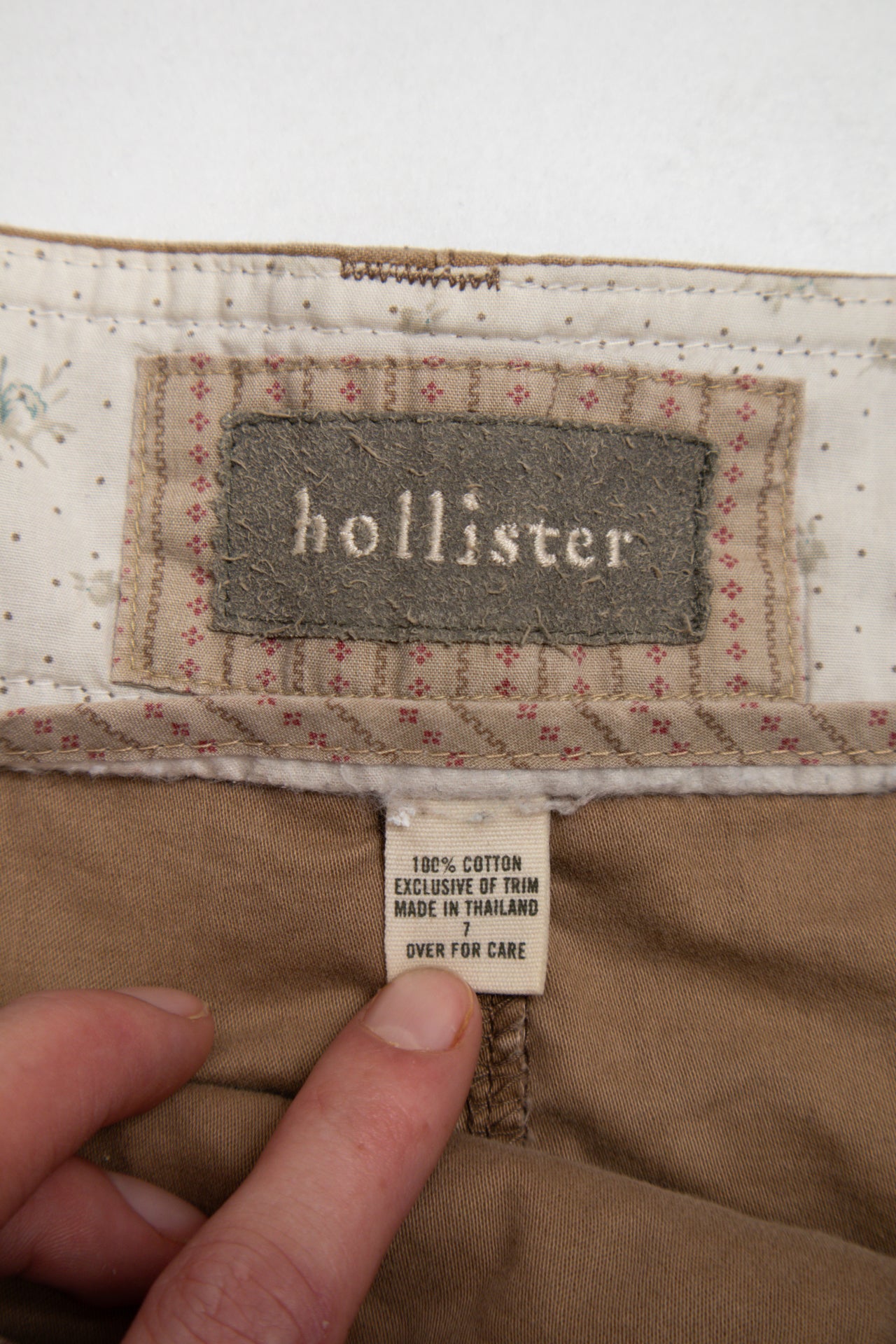 #203 Hollister cotton asymmetrical mini skirt | c. 164 | size 8
