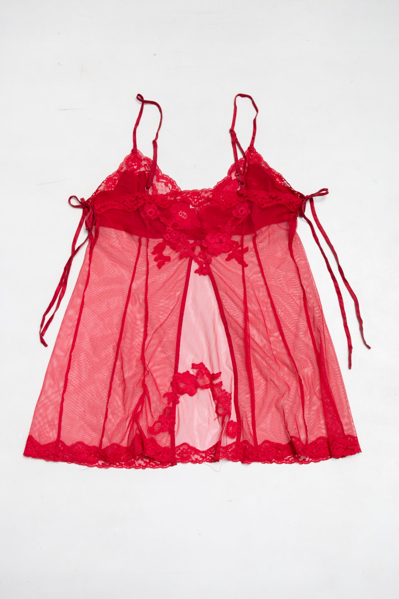 #205 Victoria's Secret red babydoll top | c. 164 | size 10