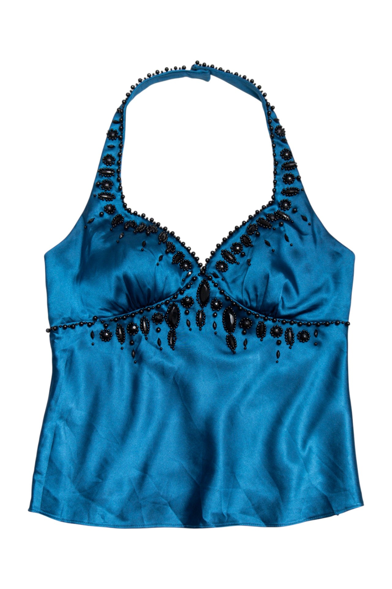 #214 Adrianna Papell beaded halter top | c. 164 | size 6