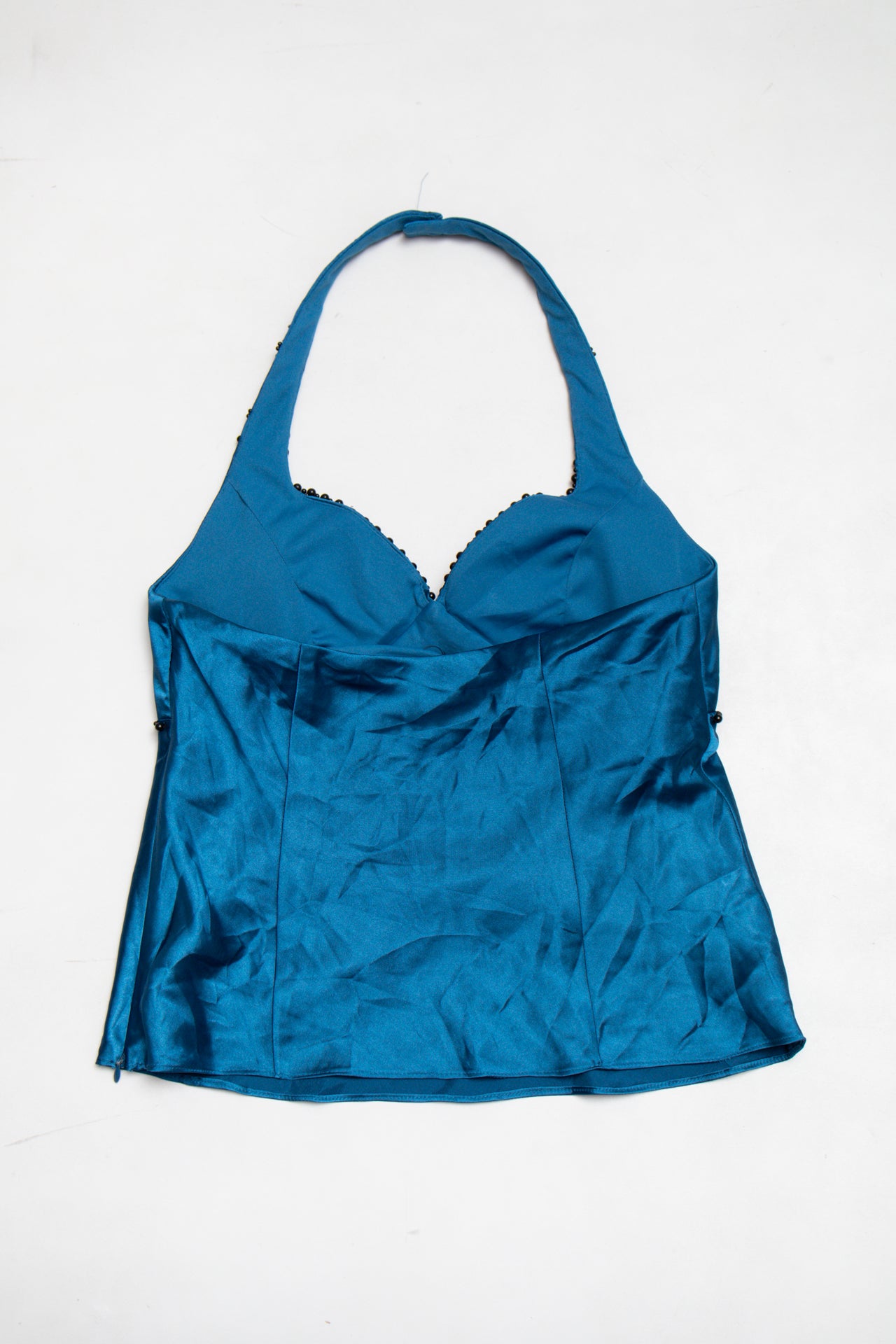 #214 Adrianna Papell beaded halter top | c. 164 | size 6